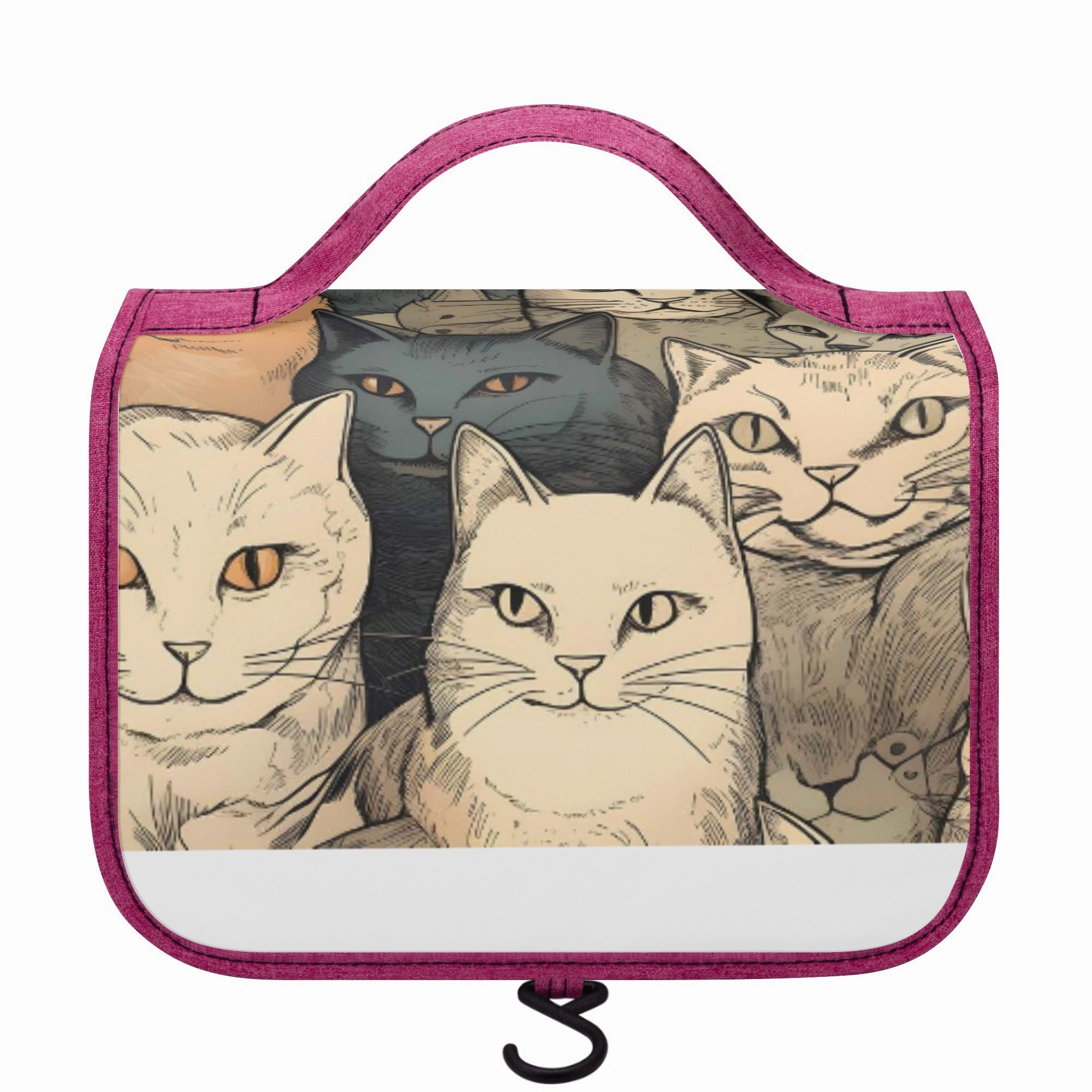 Cat Print  ToiletryCosmetic Travel Bag