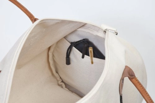 Cb Station - Round Duffel- Navy Canvas Bag