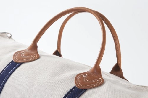 Cb Station - Round Duffel- Navy Canvas Bag