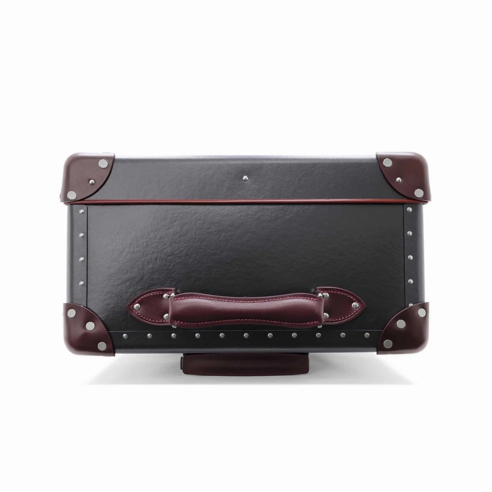 Centenary  Large Check-In - 2 Wheels | Brown/Burgundy/Chrome