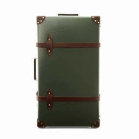 Centenary  Large Check-In - 2 Wheels | Green/Brown/Gold