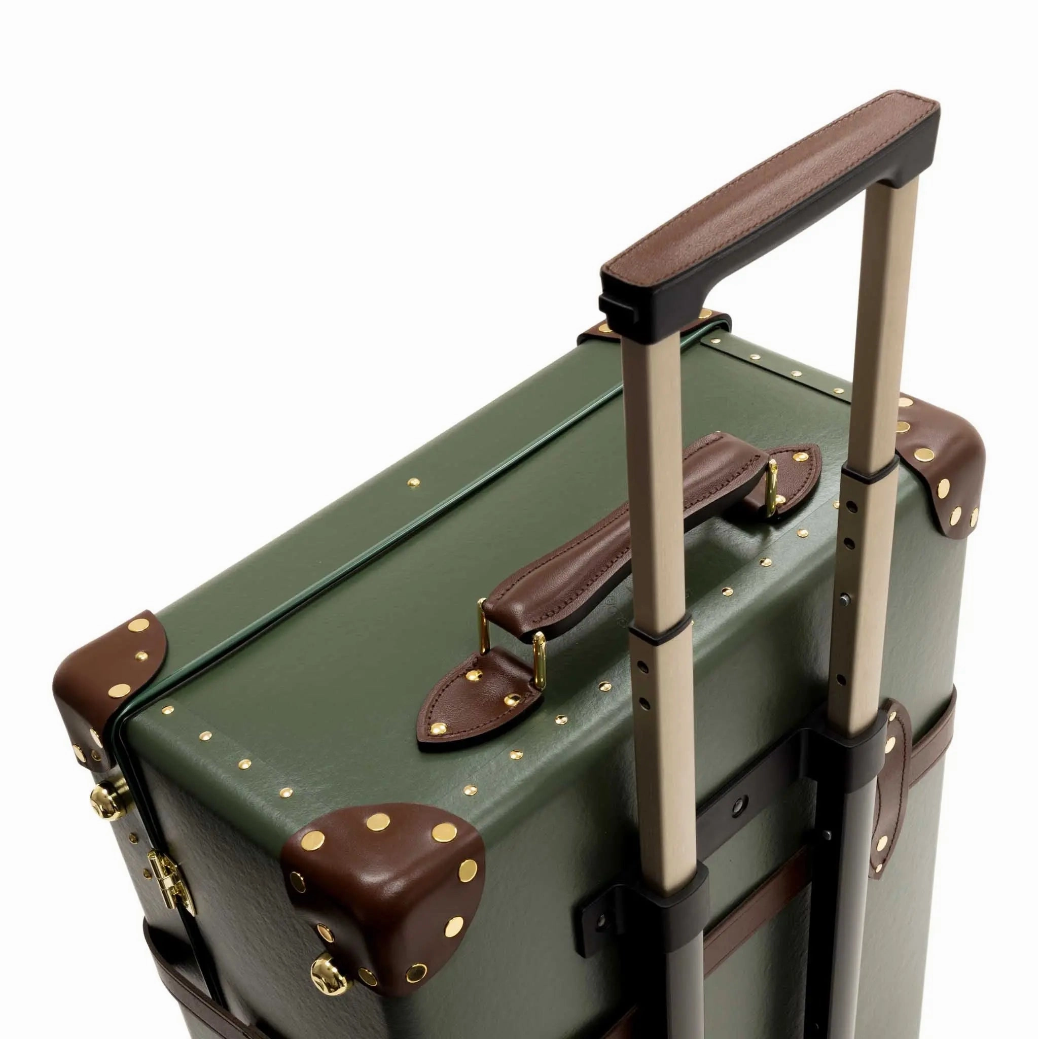 Centenary  Large Check-In - 2 Wheels | Green/Brown/Gold