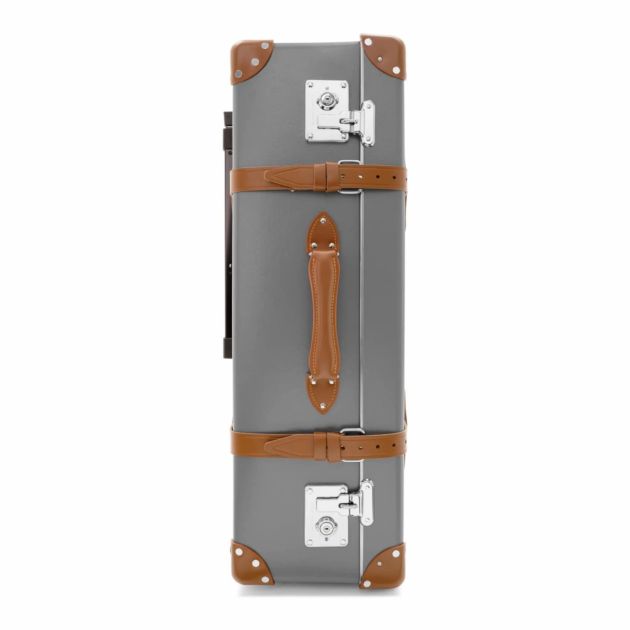 Centenary  Large Check-In - 2 Wheels | Grey/Caramel/Chrome