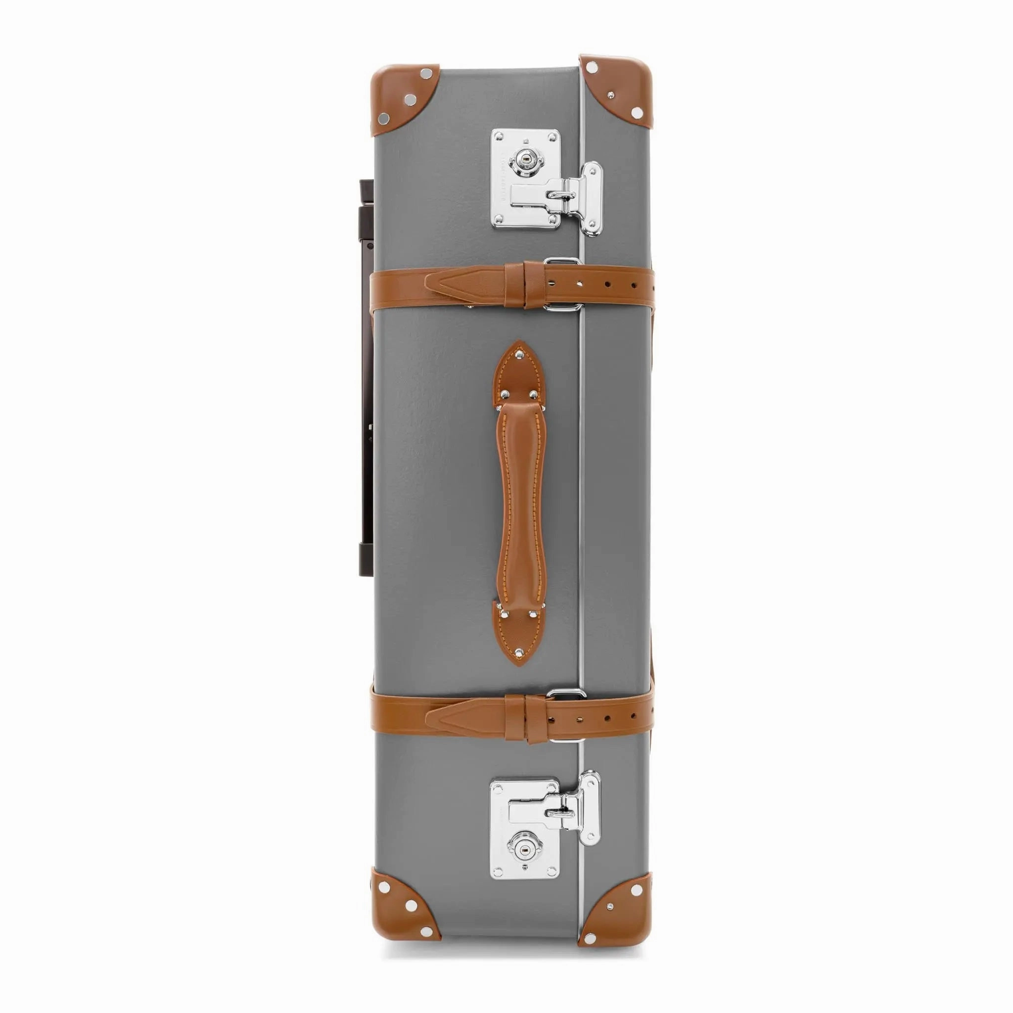 Centenary  Large Check-In - 2 Wheels | Grey/Caramel/Chrome