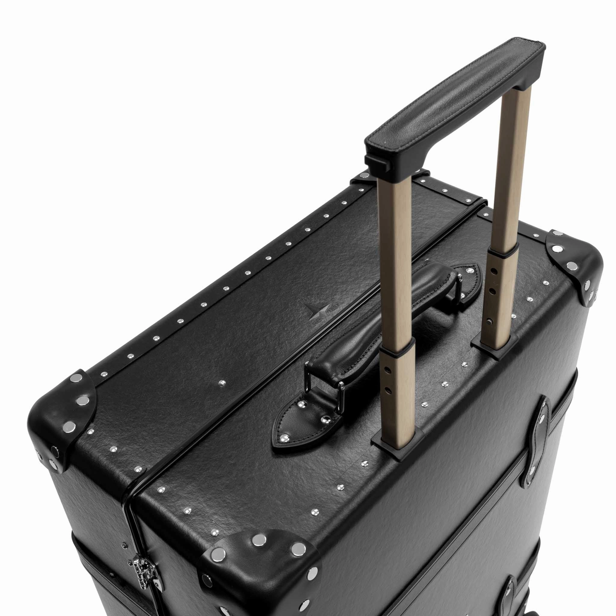 Centenary  Large Check-In - 4 Wheels | Black/Black/Chrome
