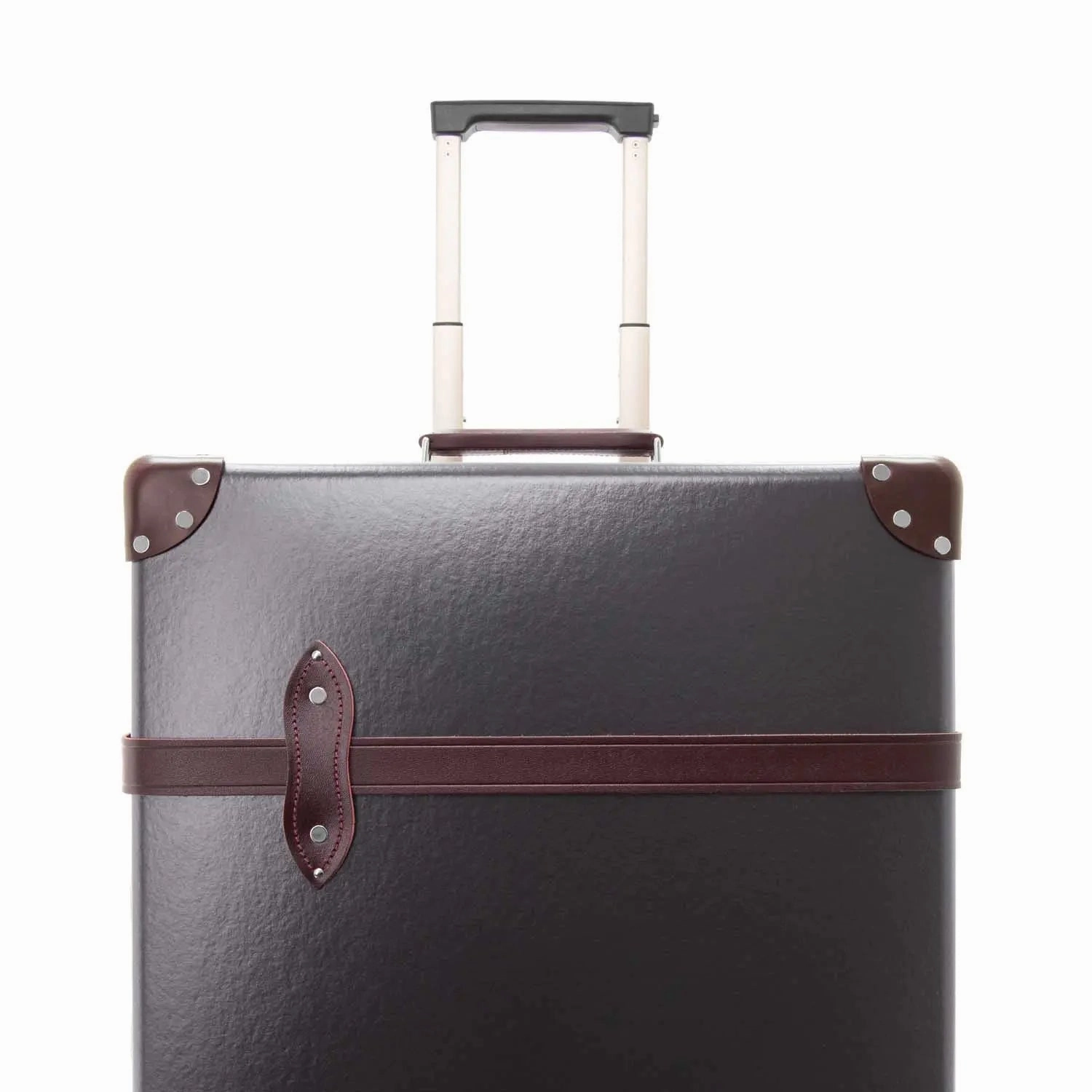 Centenary  Large Check-In - 4 Wheels | Brown/Burgundy/Chrome