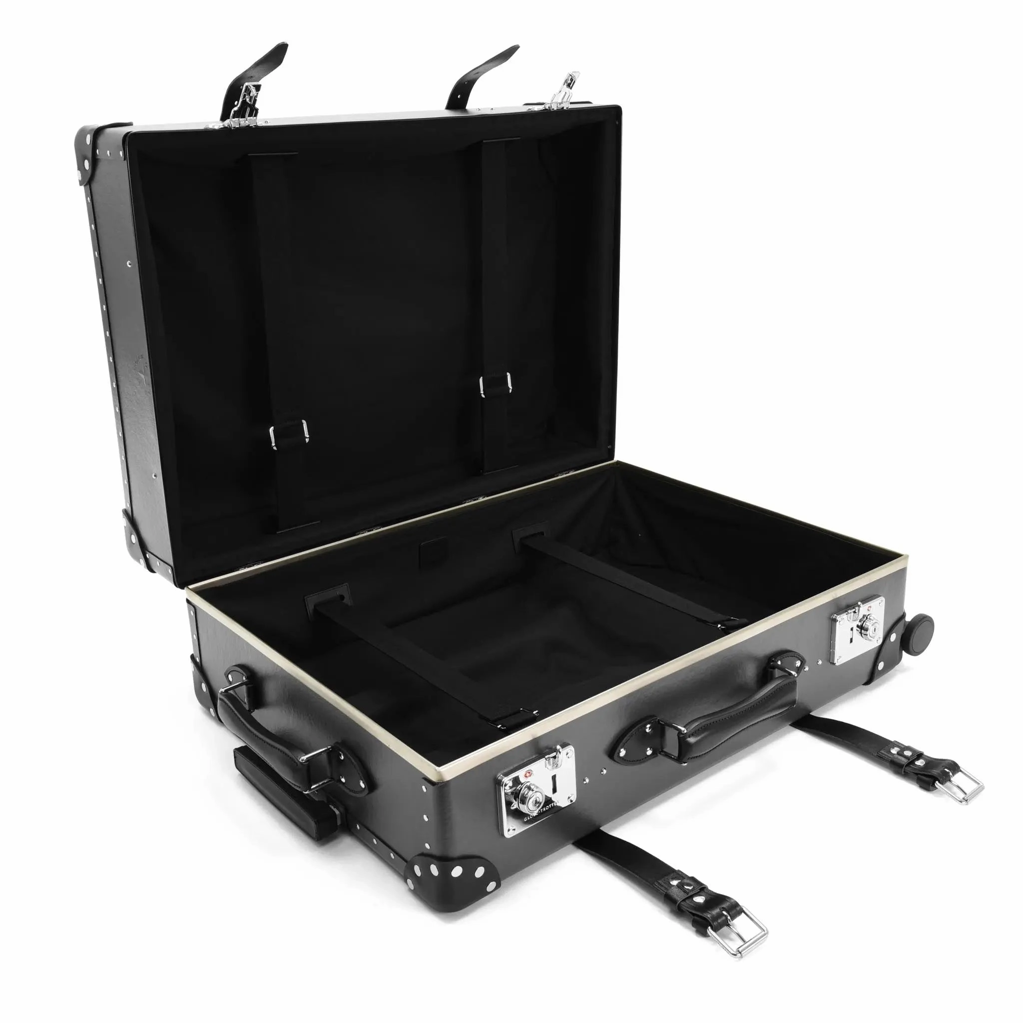Centenary  Large Check-In - 4 Wheels | Charcoal/Black/Chrome