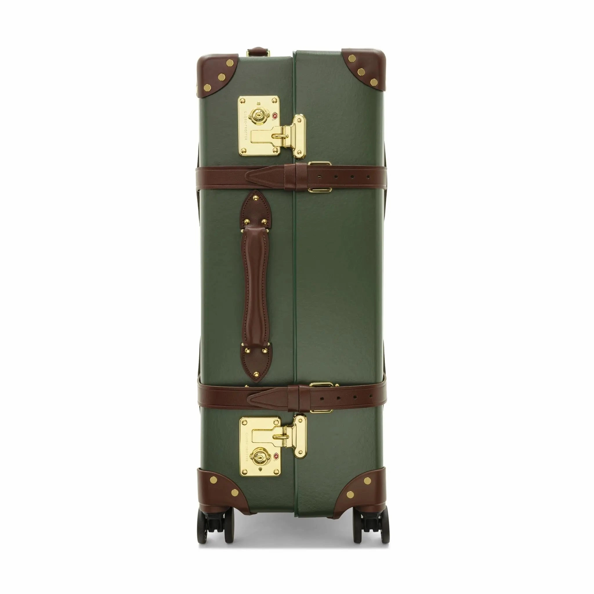 Centenary  Large Check-In - 4 Wheels | Green/Brown/Gold