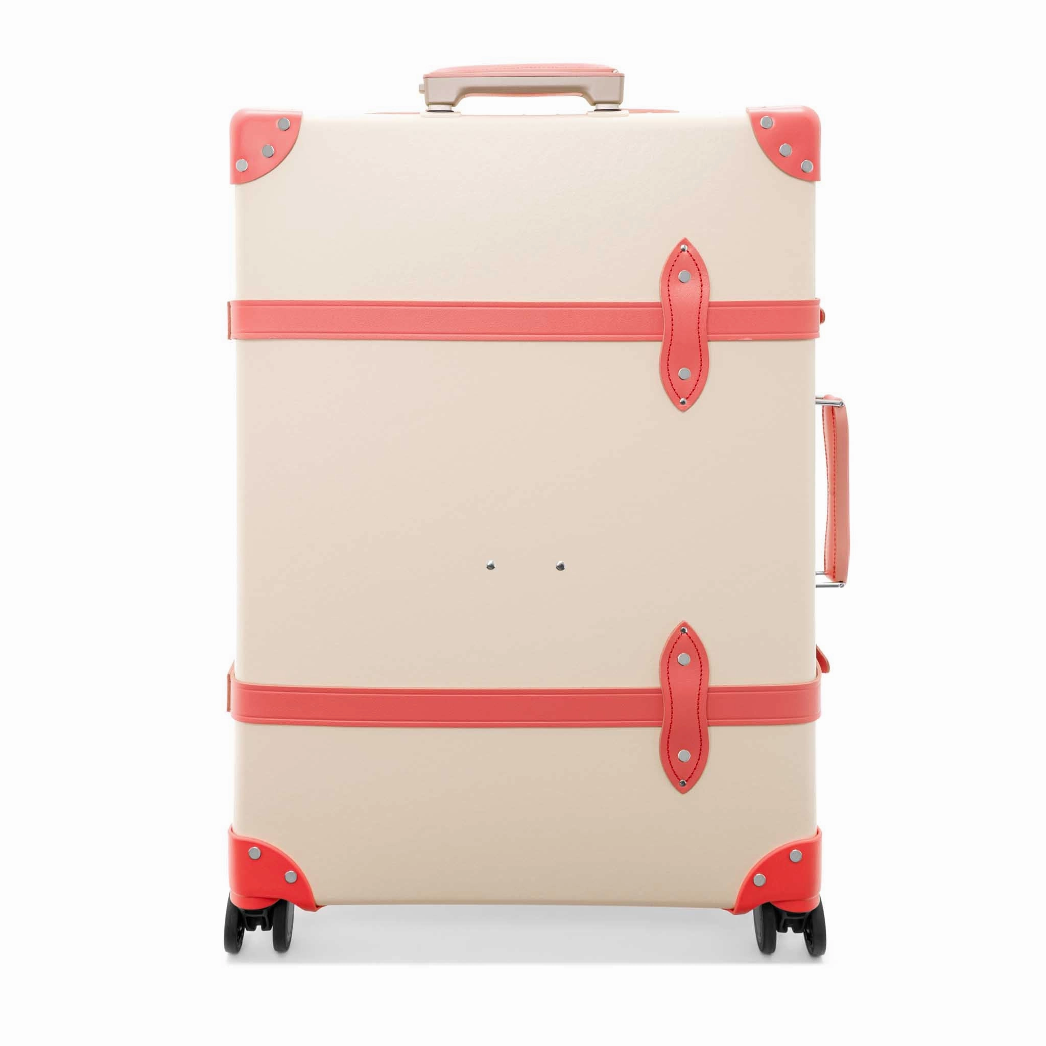 Centenary  Large Check-In - 4 Wheels | Ivory/Flamingo/Chrome