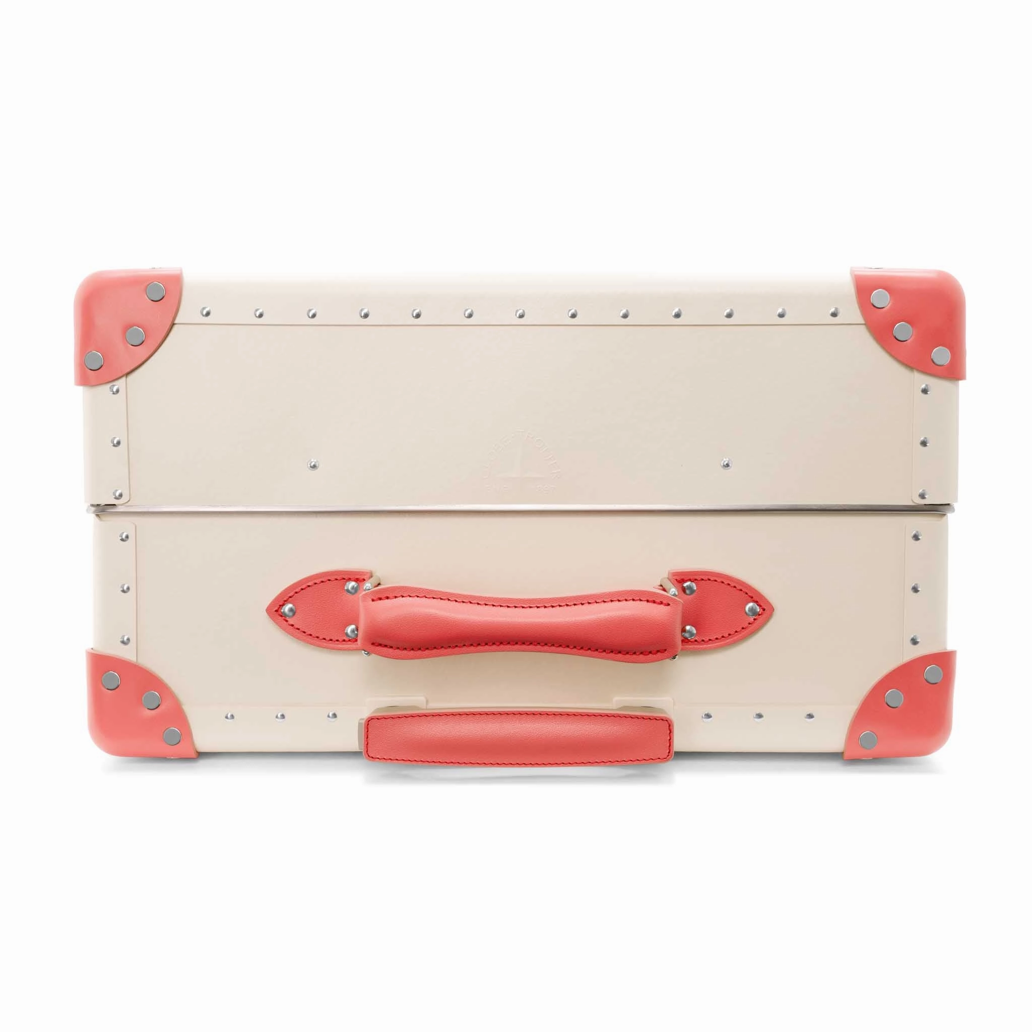 Centenary  Large Check-In - 4 Wheels | Ivory/Flamingo/Chrome