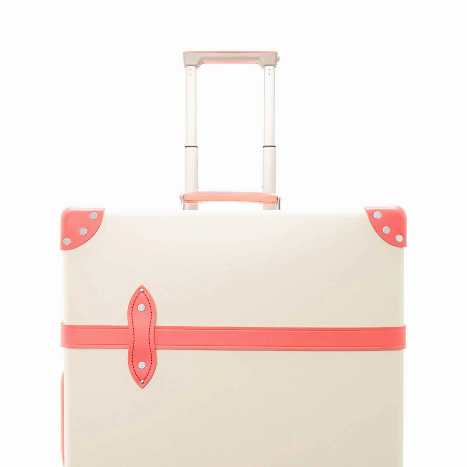 Centenary  Large Check-In - 4 Wheels | Ivory/Flamingo/Chrome