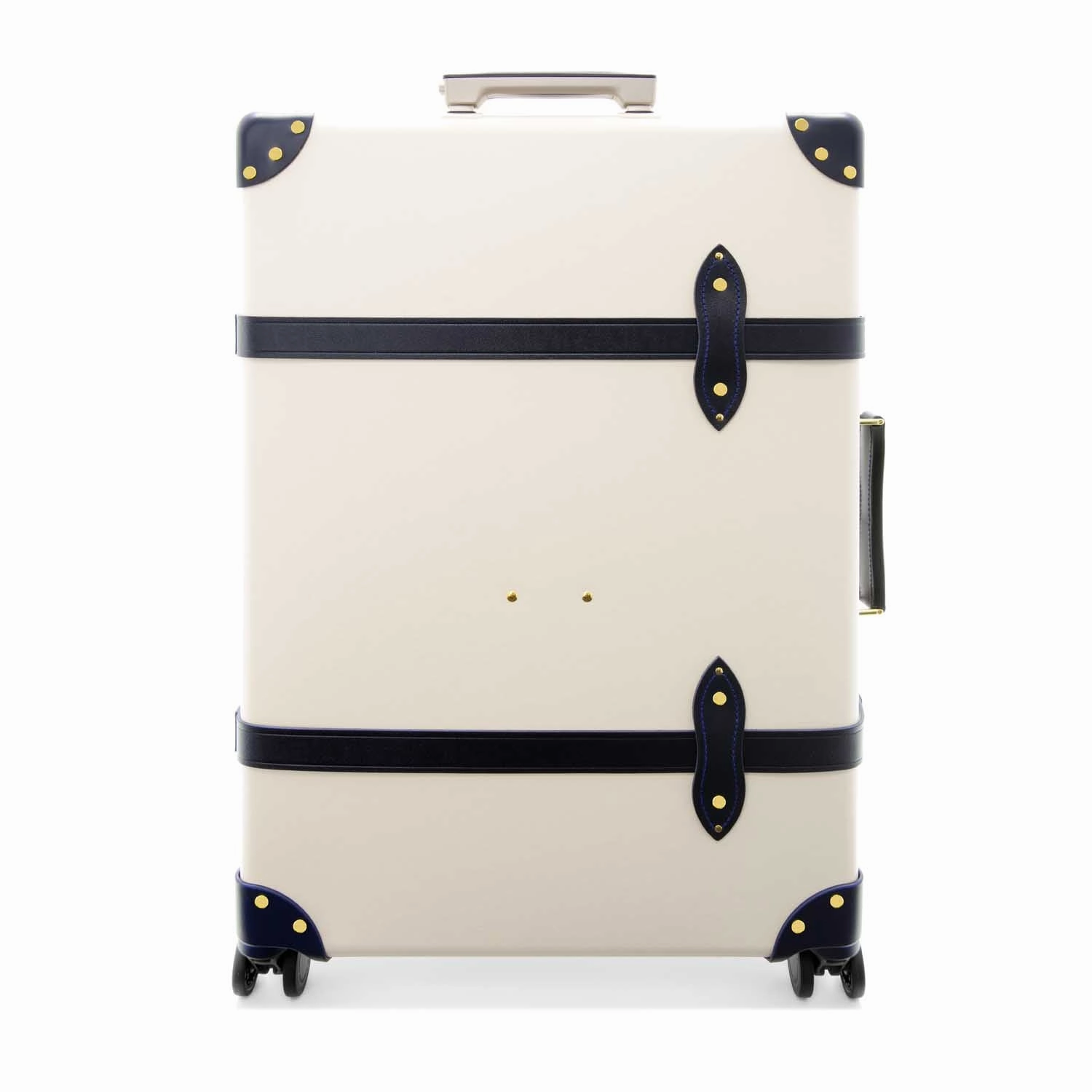 Centenary  Large Check-In - 4 Wheels | Ivory/Navy/Gold