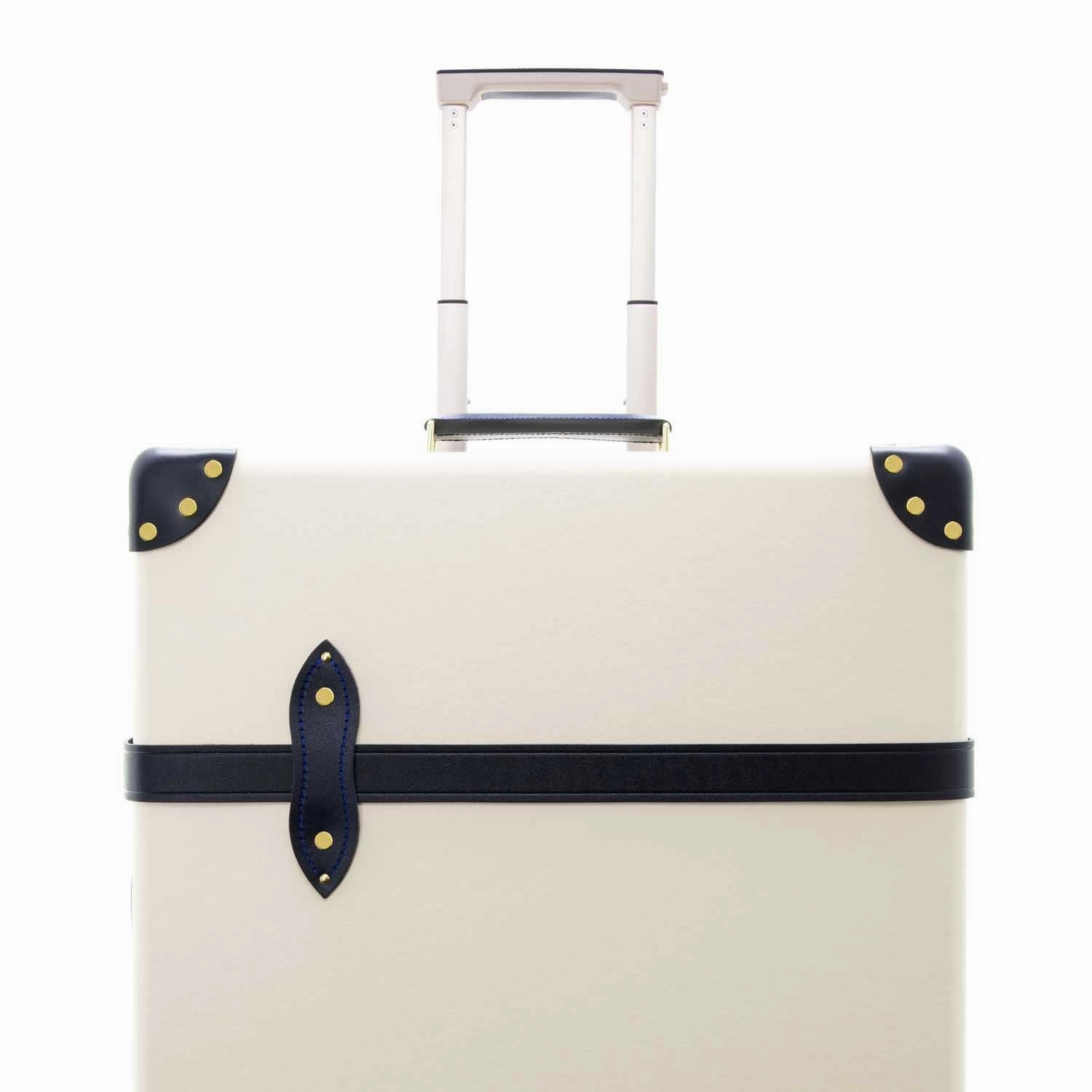 Centenary  Large Check-In - 4 Wheels | Ivory/Navy/Gold
