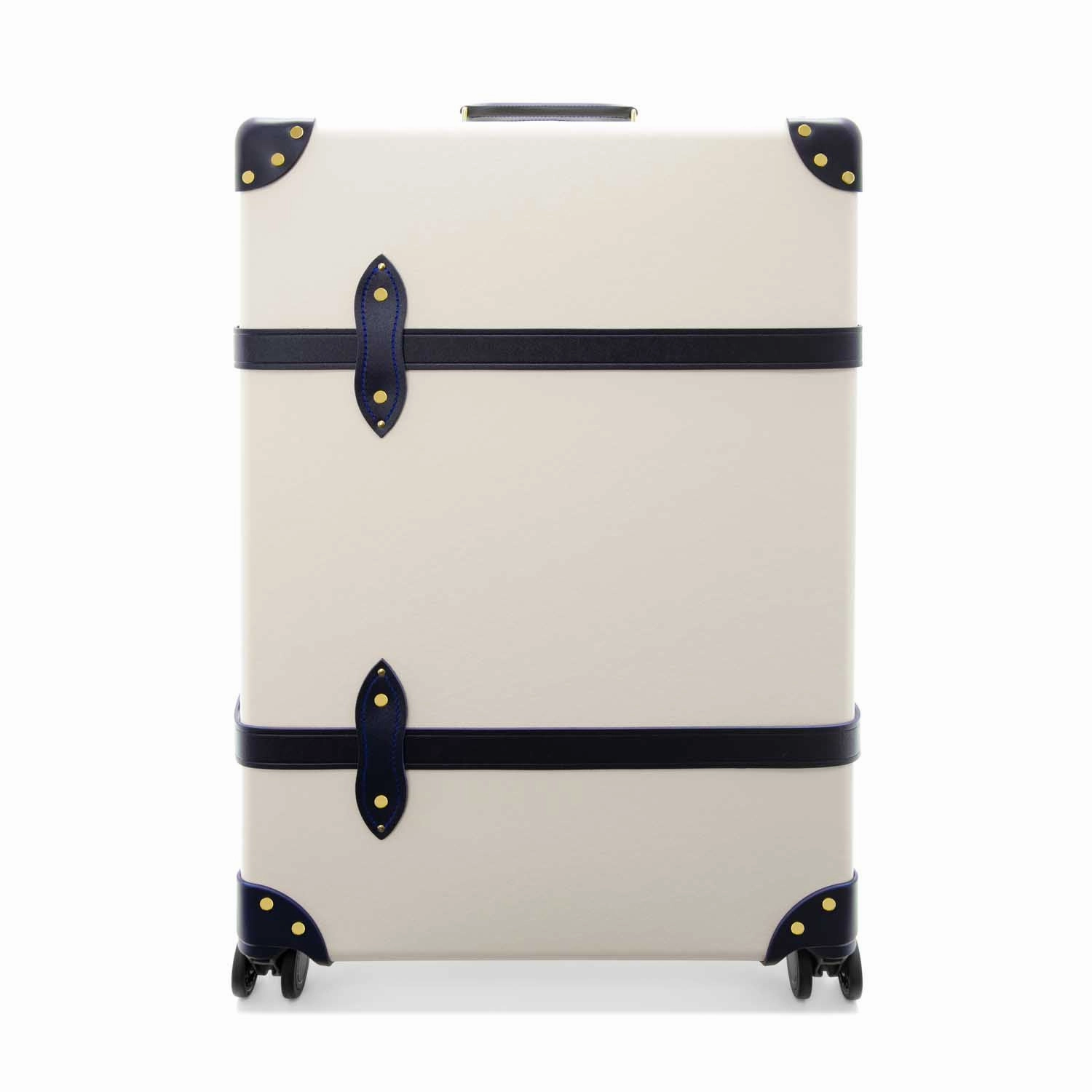 Centenary  Large Check-In - 4 Wheels | Ivory/Navy/Gold