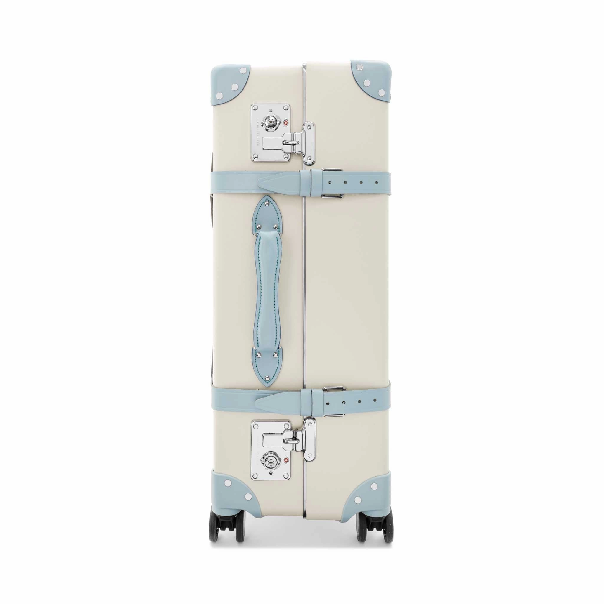 Centenary  Large Check-In - 4 Wheels | Ivory/Pastel Blue/Chrome
