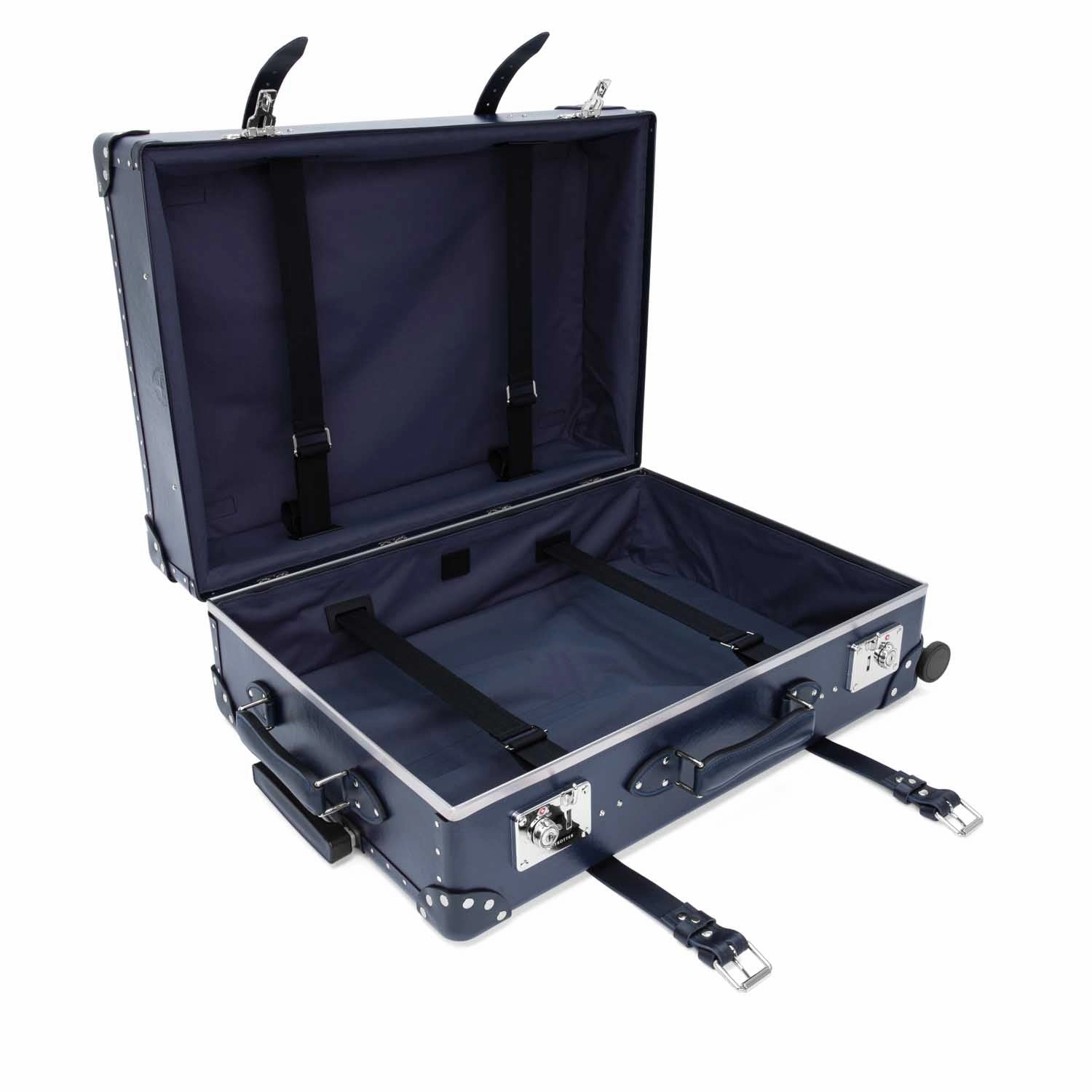 Centenary  Large Check-In - 4 Wheels | Navy/Navy/Chrome
