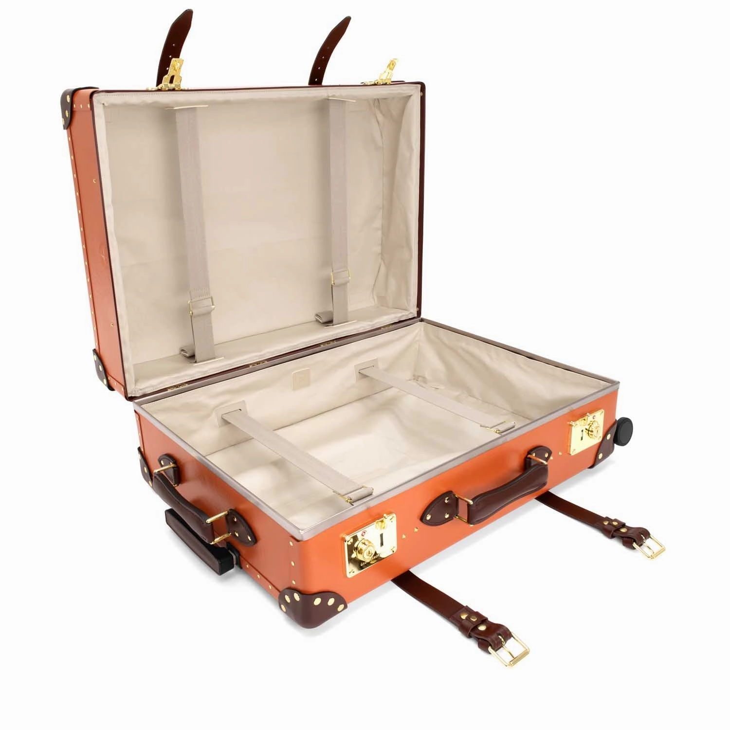 Centenary  Large Check-In - 4 Wheels | Orange/Brown/Gold