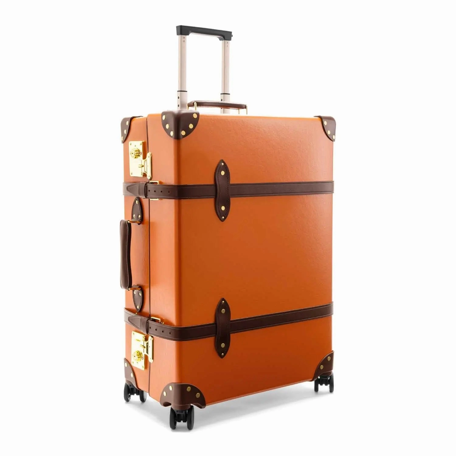Centenary  Large Check-In - 4 Wheels | Orange/Brown/Gold