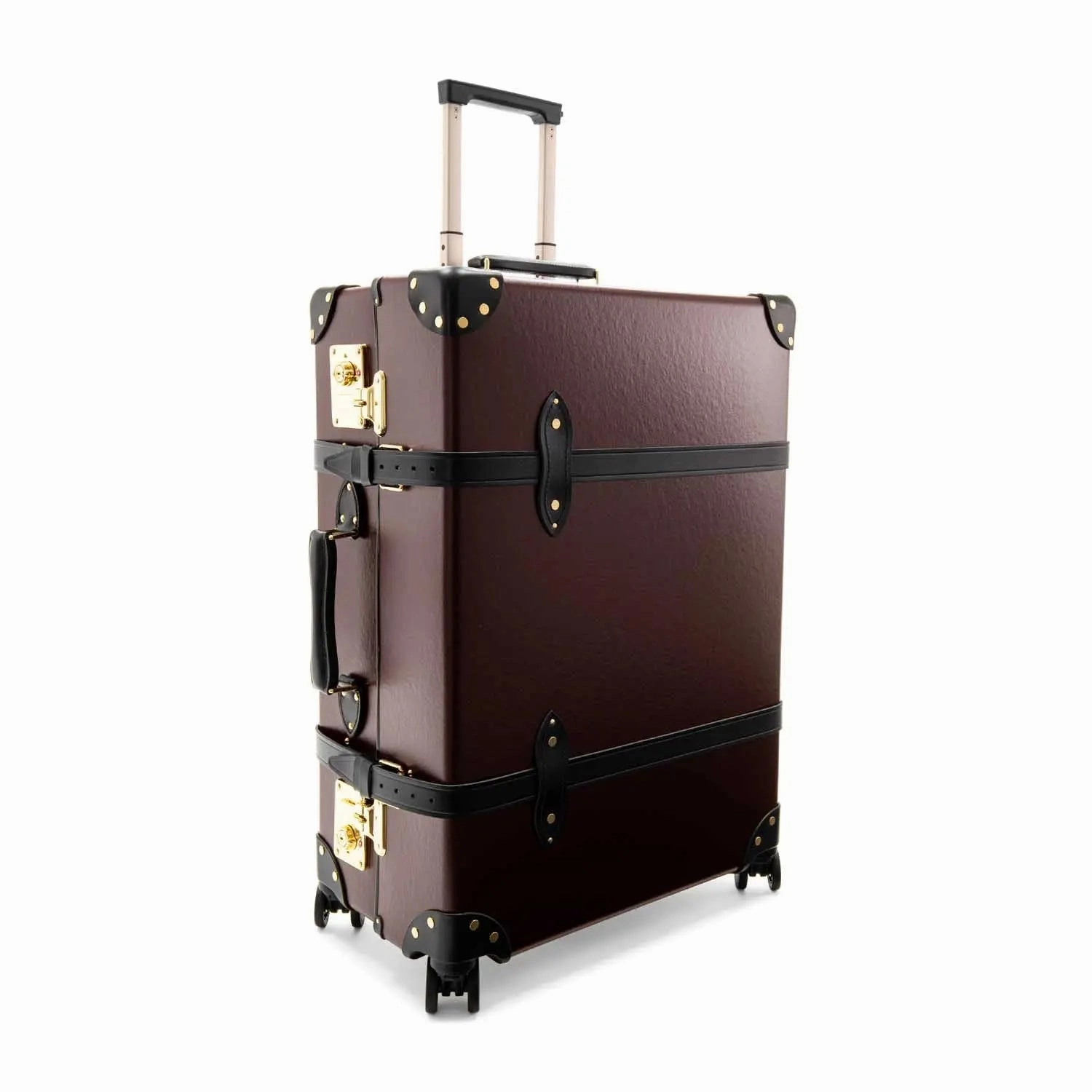 Centenary  Large Check-In - 4 Wheels | Oxblood/Black/Gold