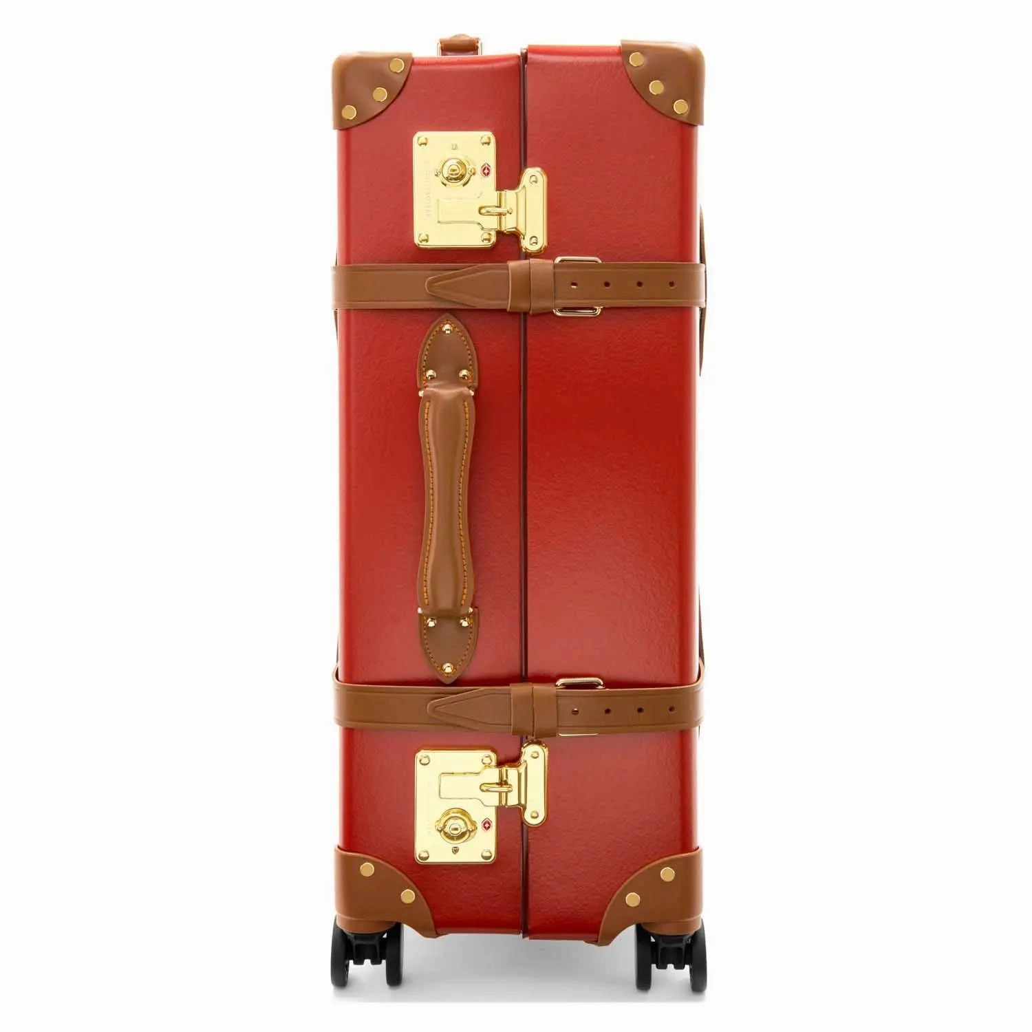 Centenary  Large Check-In - 4 Wheels | Red/Caramel/Gold