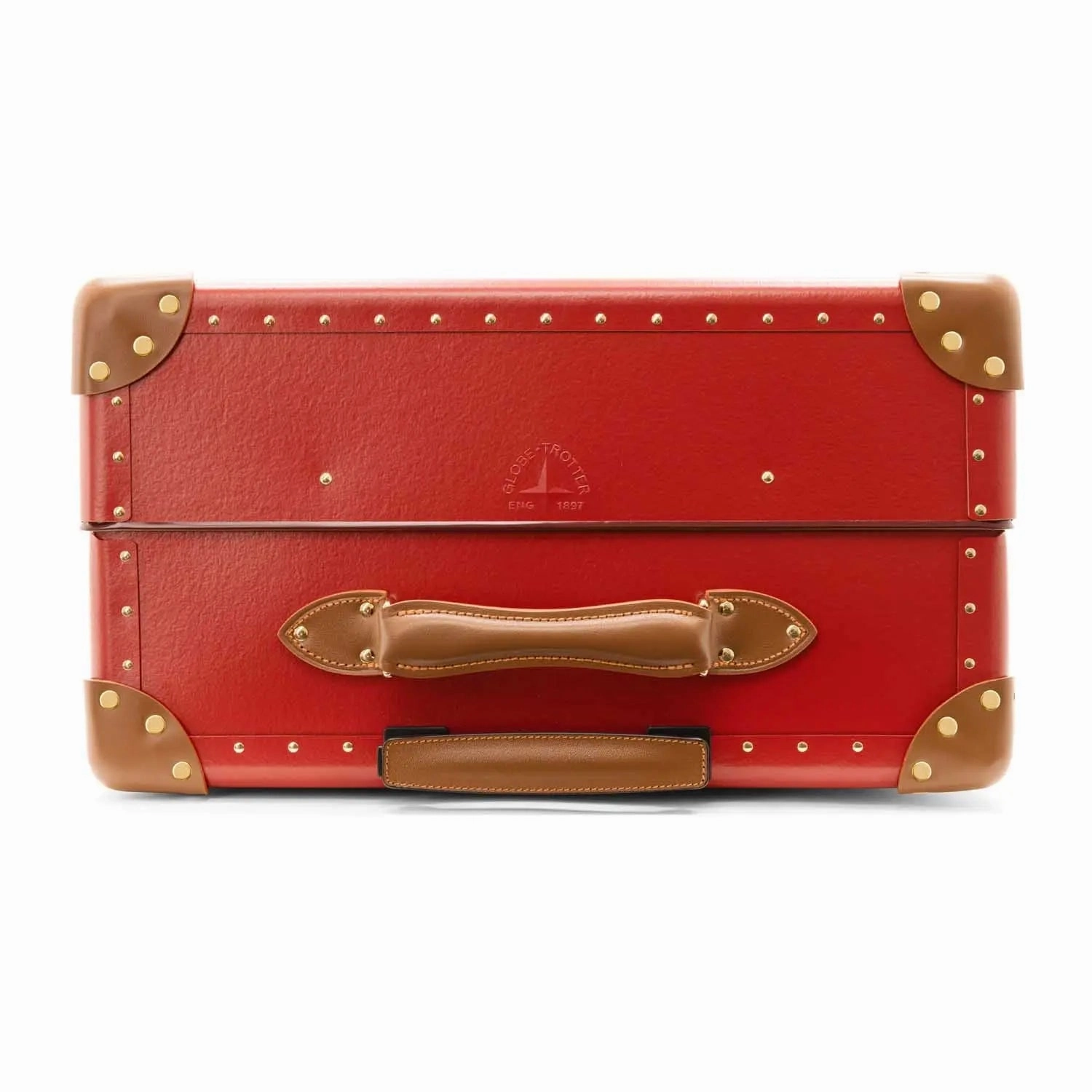 Centenary  Large Check-In - 4 Wheels | Red/Caramel/Gold