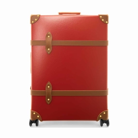 Centenary  Large Check-In - 4 Wheels | Red/Caramel/Gold