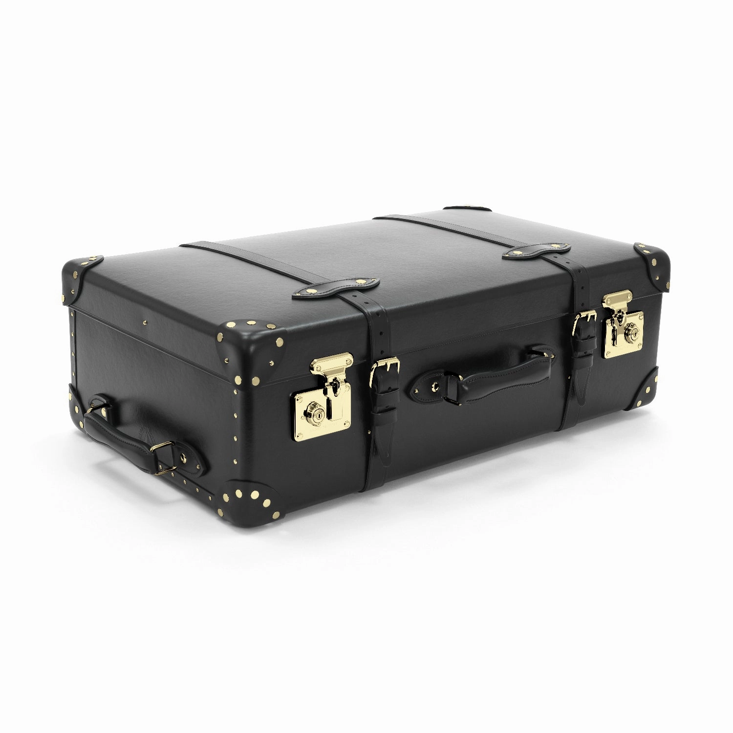 Centenary  Large Suitcase | Black/Black/Gold