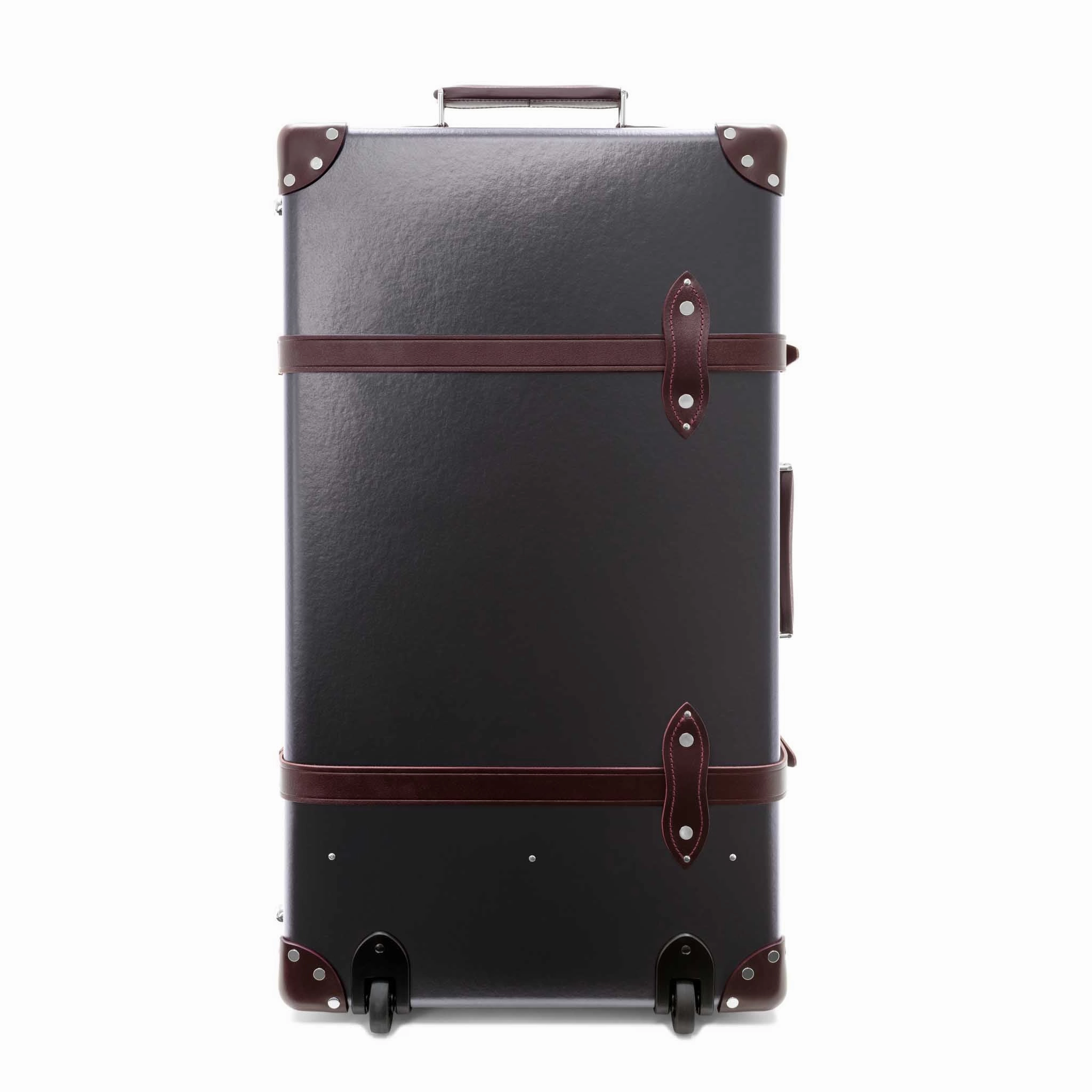 Centenary  Large Suitcase | Brown/Burgundy/Chrome