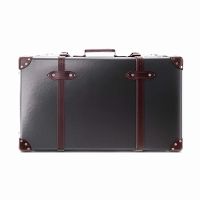 Centenary  Large Suitcase | Brown/Burgundy/Chrome