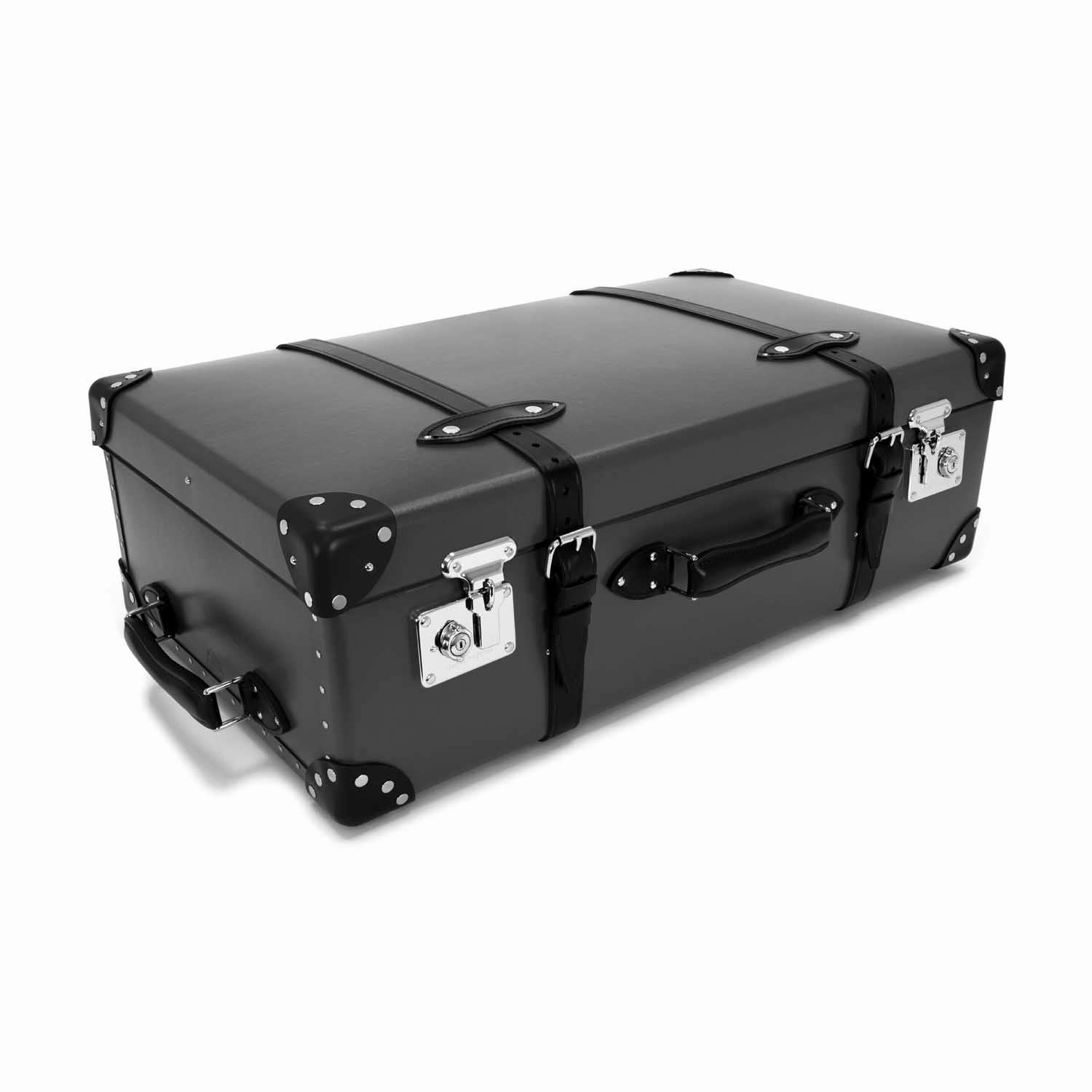 Centenary  Large Suitcase | Charcoal/Black/Chrome