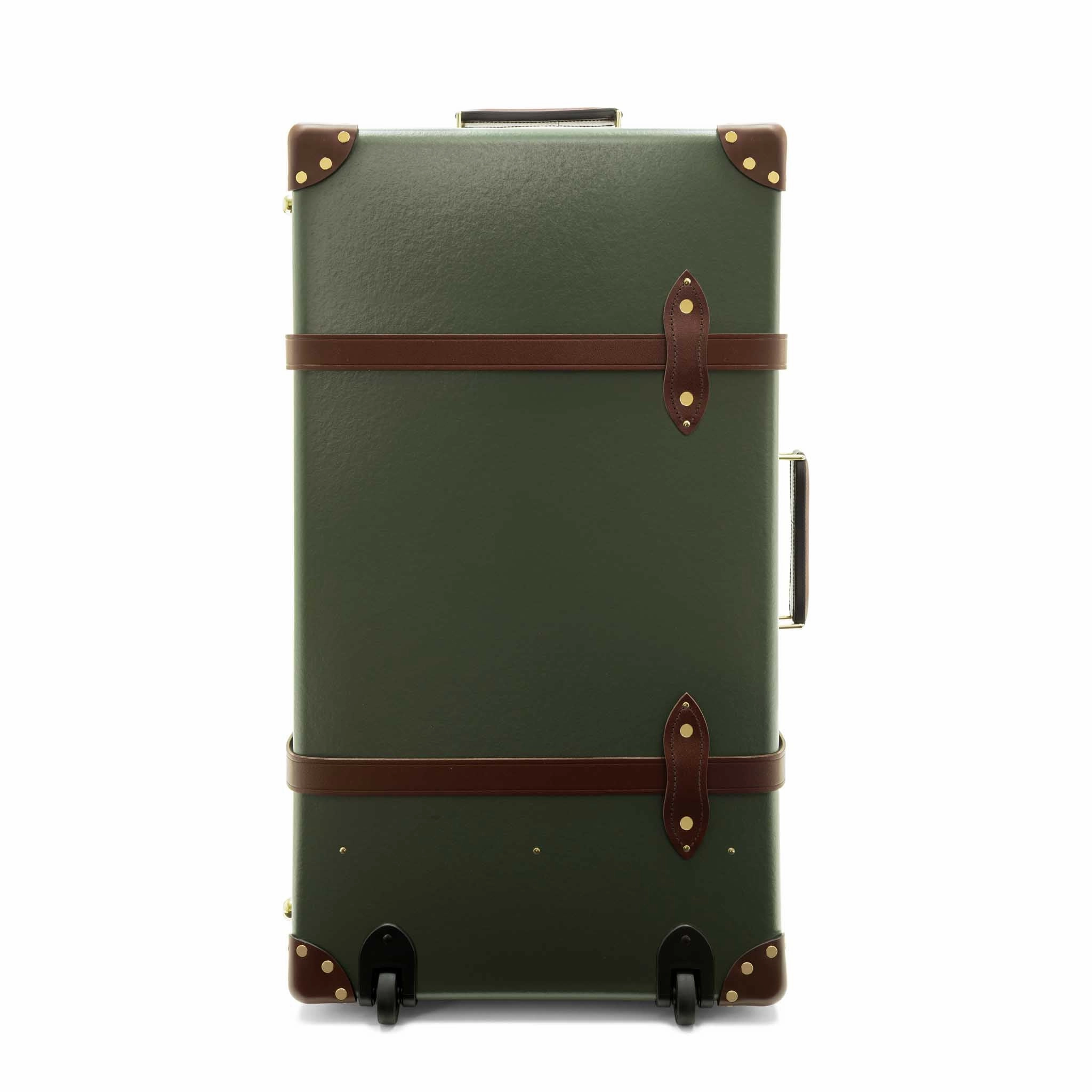 Centenary  Large Suitcase | Green/Brown/Gold
