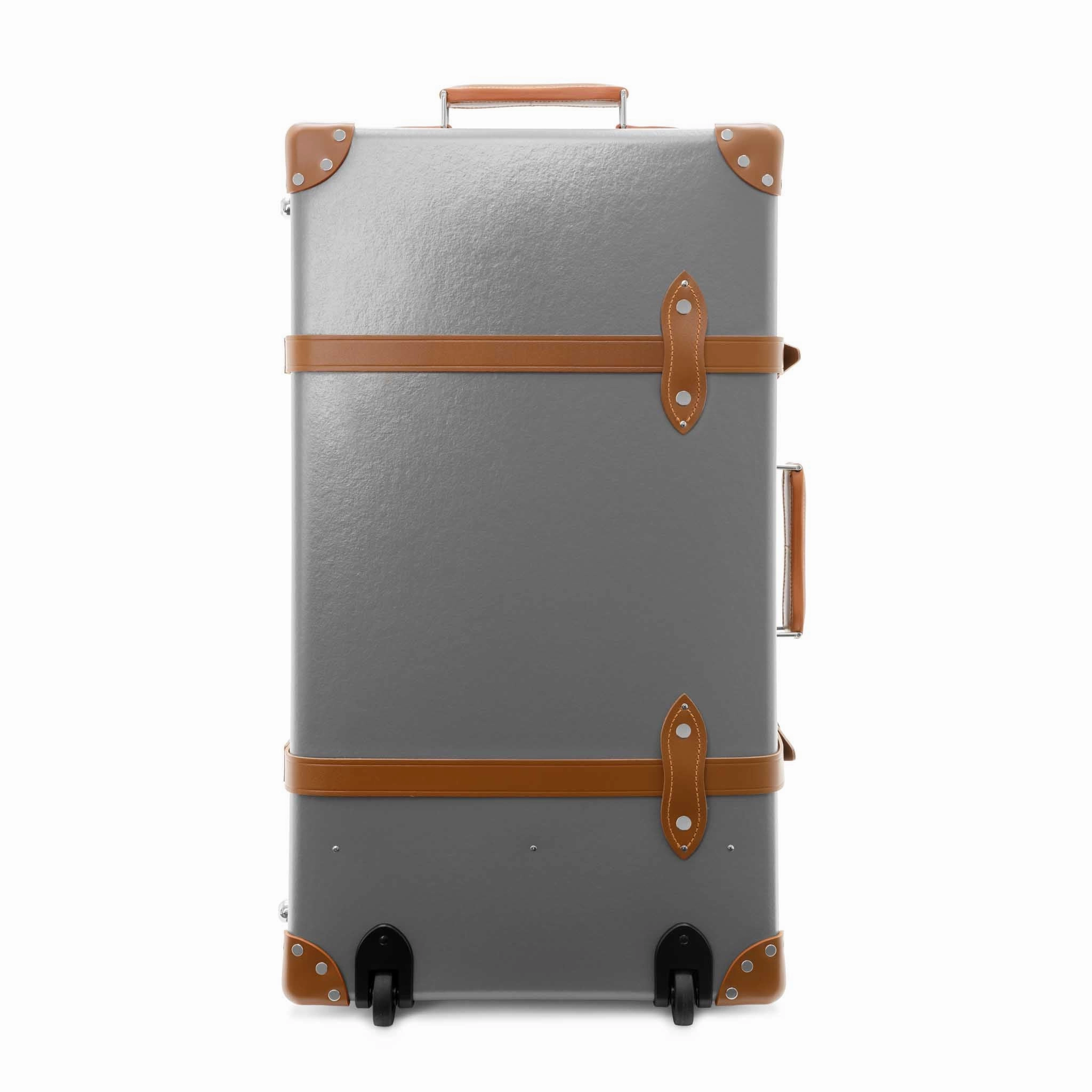 Centenary  Large Suitcase | Grey/Caramel/Chrome