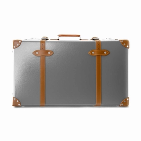Centenary  Large Suitcase | Grey/Caramel/Chrome