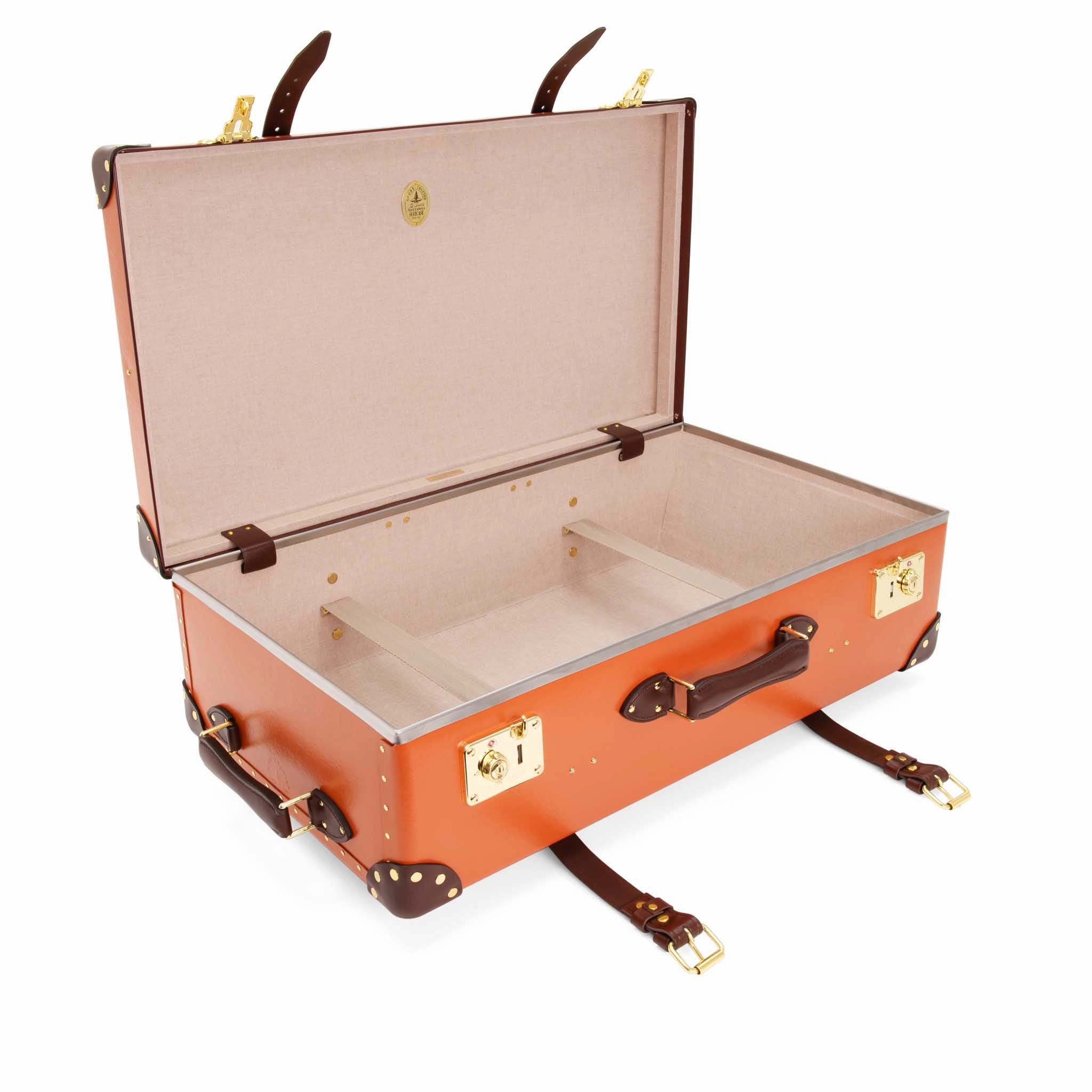 Centenary  Large Suitcase | Orange/Brown/Gold