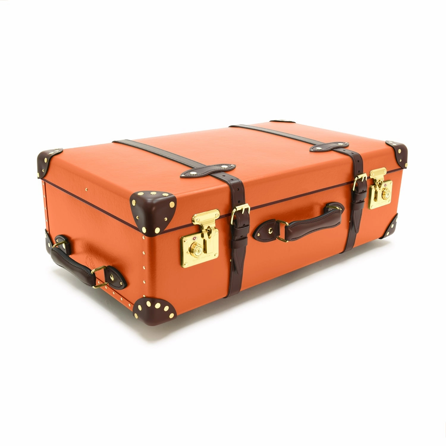 Centenary  Large Suitcase | Orange/Brown/Gold
