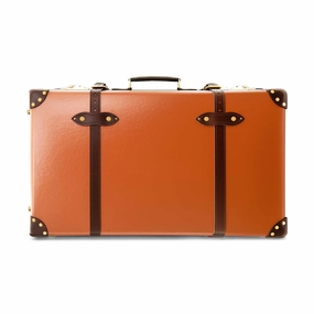 Centenary  Large Suitcase | Orange/Brown/Gold