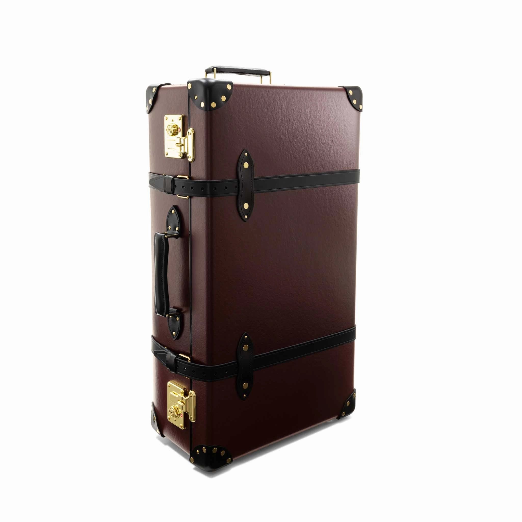 Centenary  Large Suitcase | Oxblood/Black/Gold
