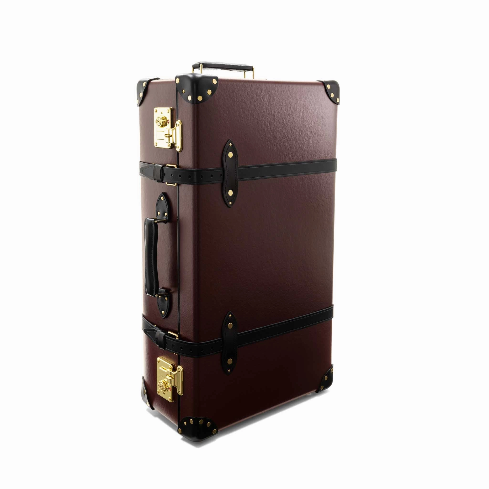 Centenary  Large Suitcase | Oxblood/Black/Gold