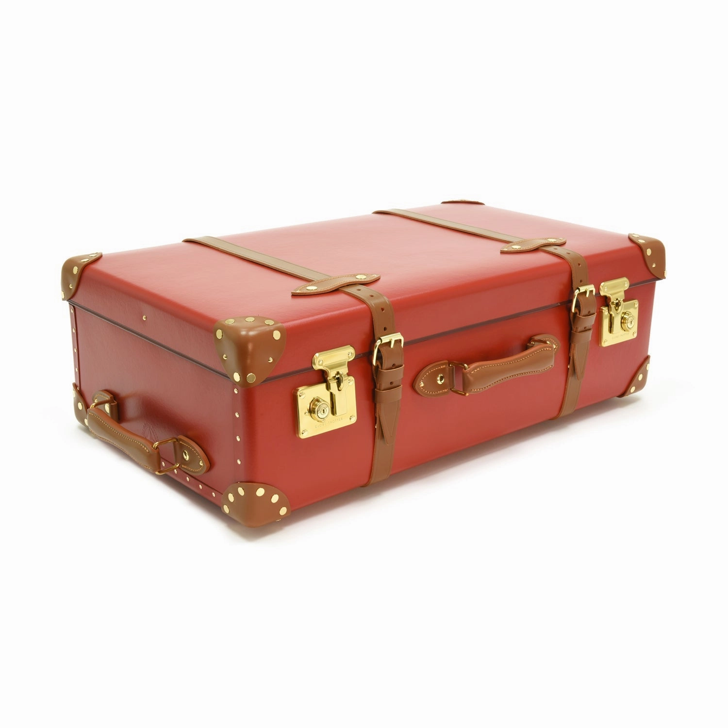 Centenary  Large Suitcase | Red/Caramel/Gold