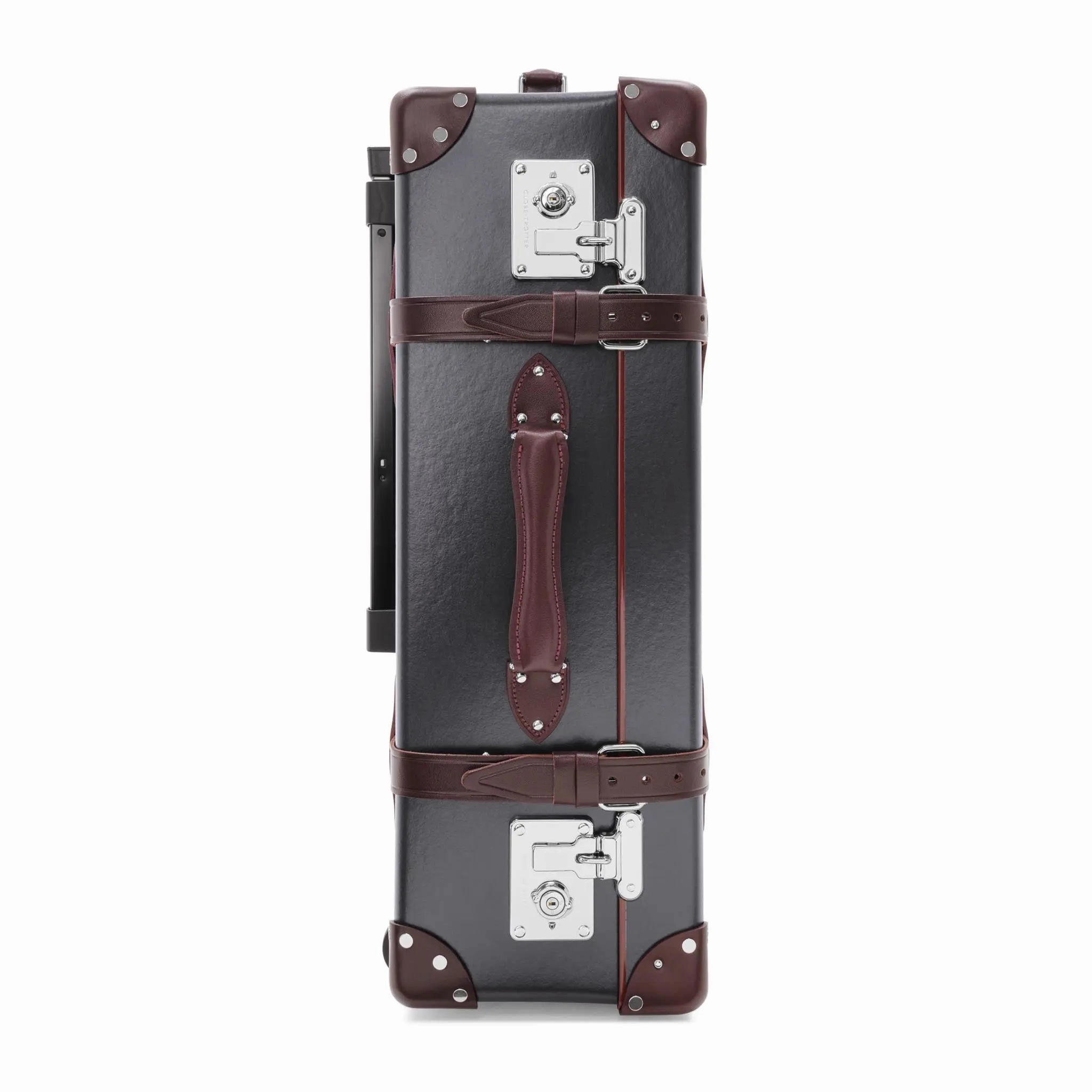 Centenary  Medium Check-In - 2 Wheels | Brown/Burgundy/Chrome