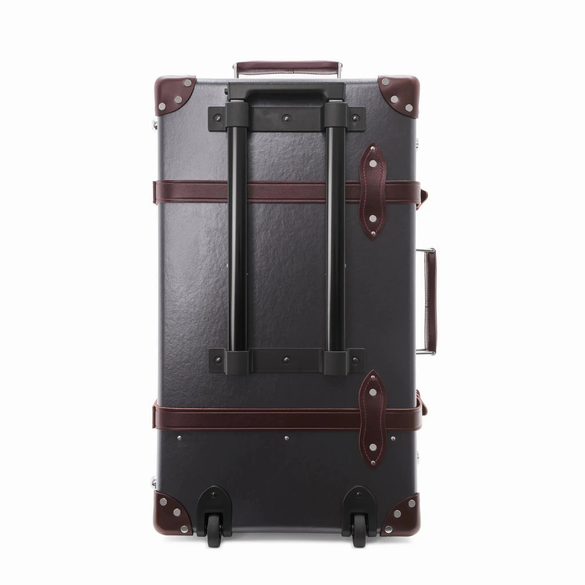 Centenary  Medium Check-In - 2 Wheels | Brown/Burgundy/Chrome