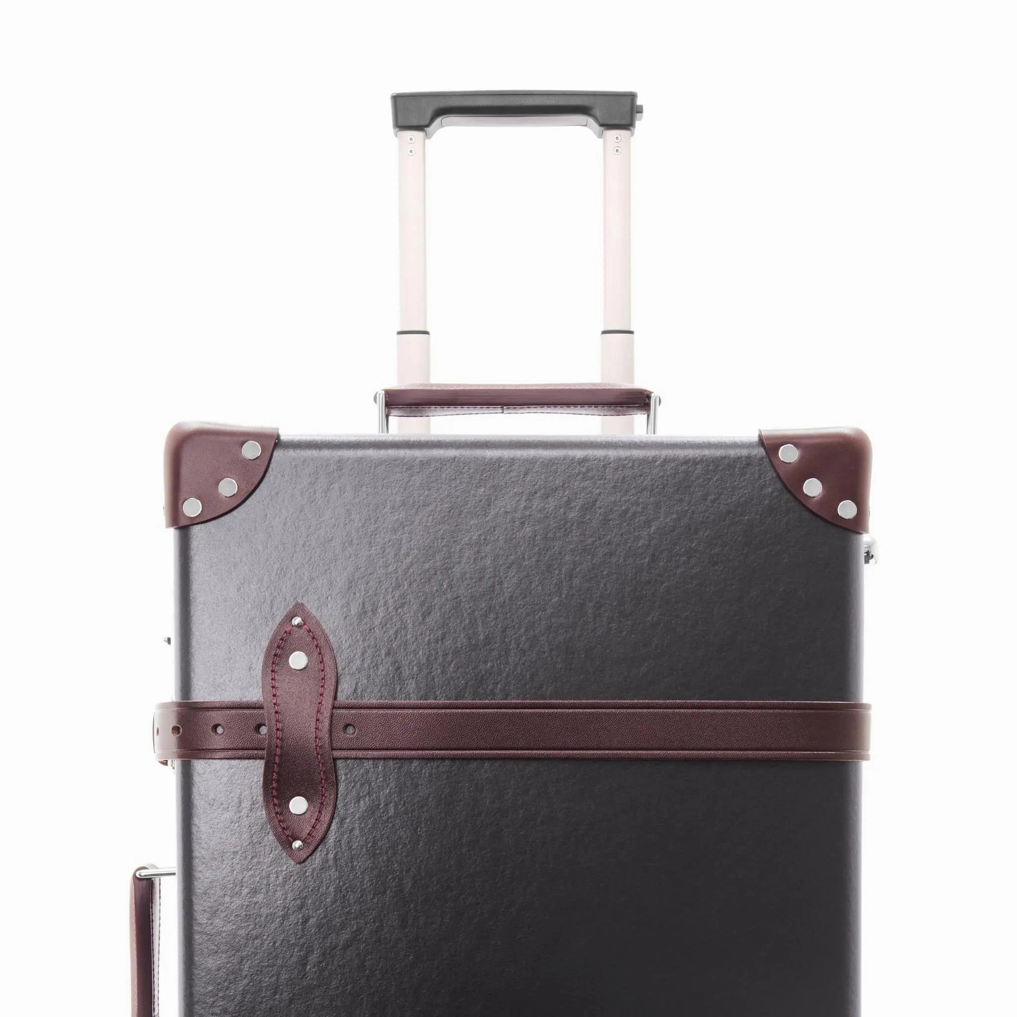 Centenary  Medium Check-In - 2 Wheels | Brown/Burgundy/Chrome