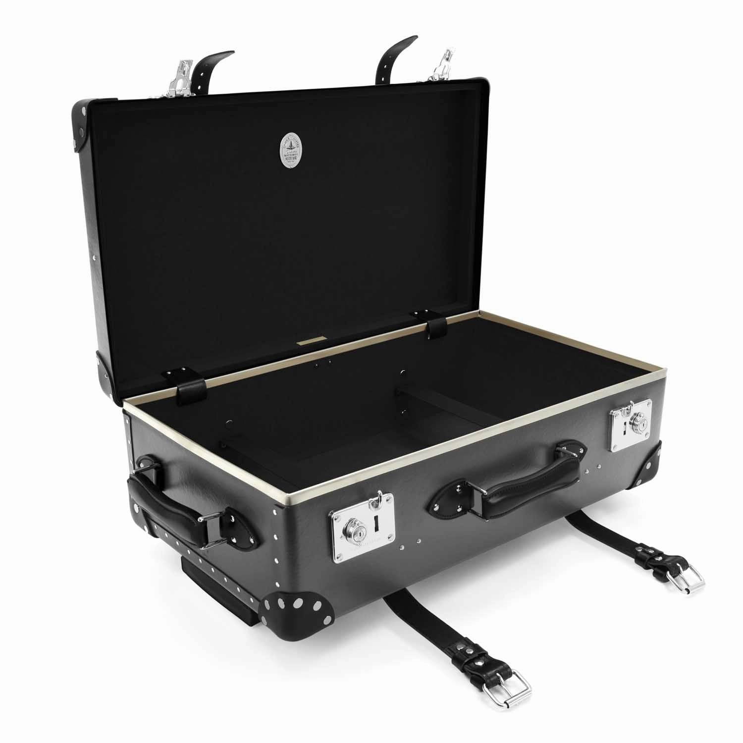 Centenary  Medium Check-In - 2 Wheels | Charcoal/Black/Chrome