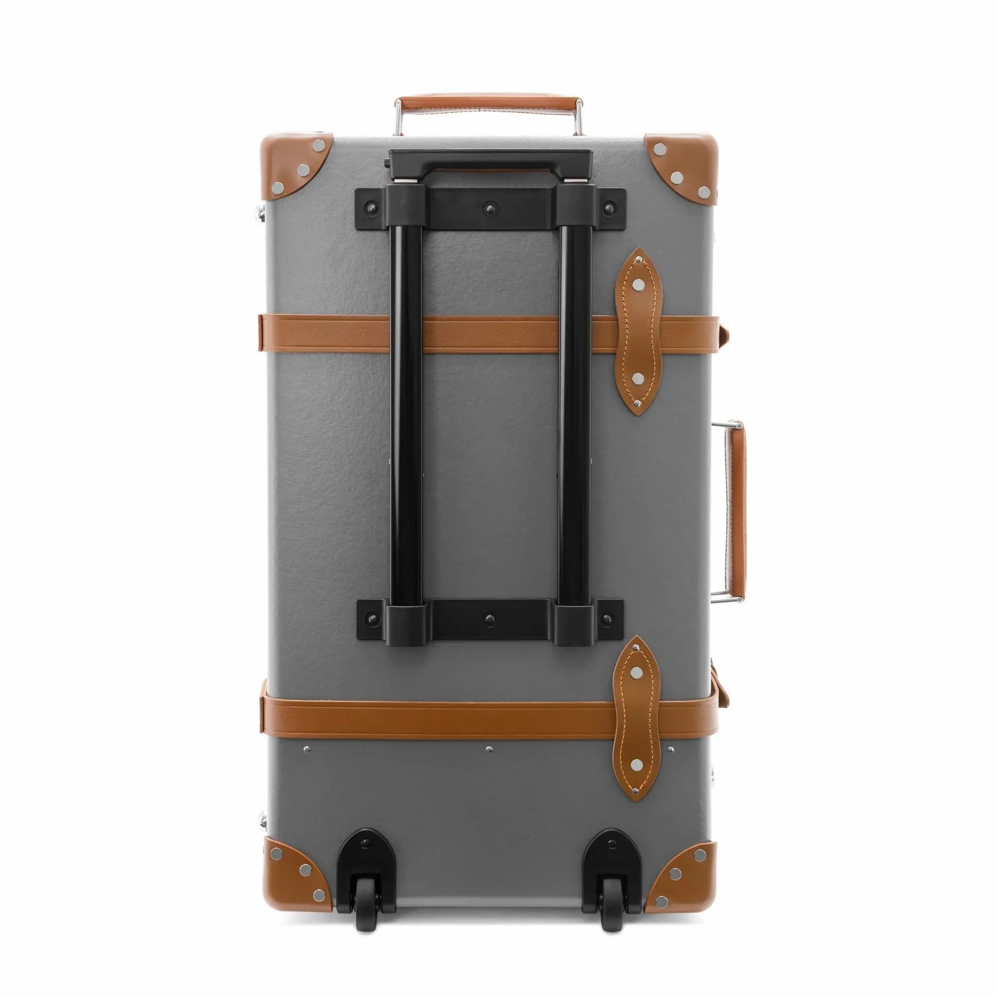 Centenary  Medium Check-In - 2 Wheels | Grey/Caramel/Chrome