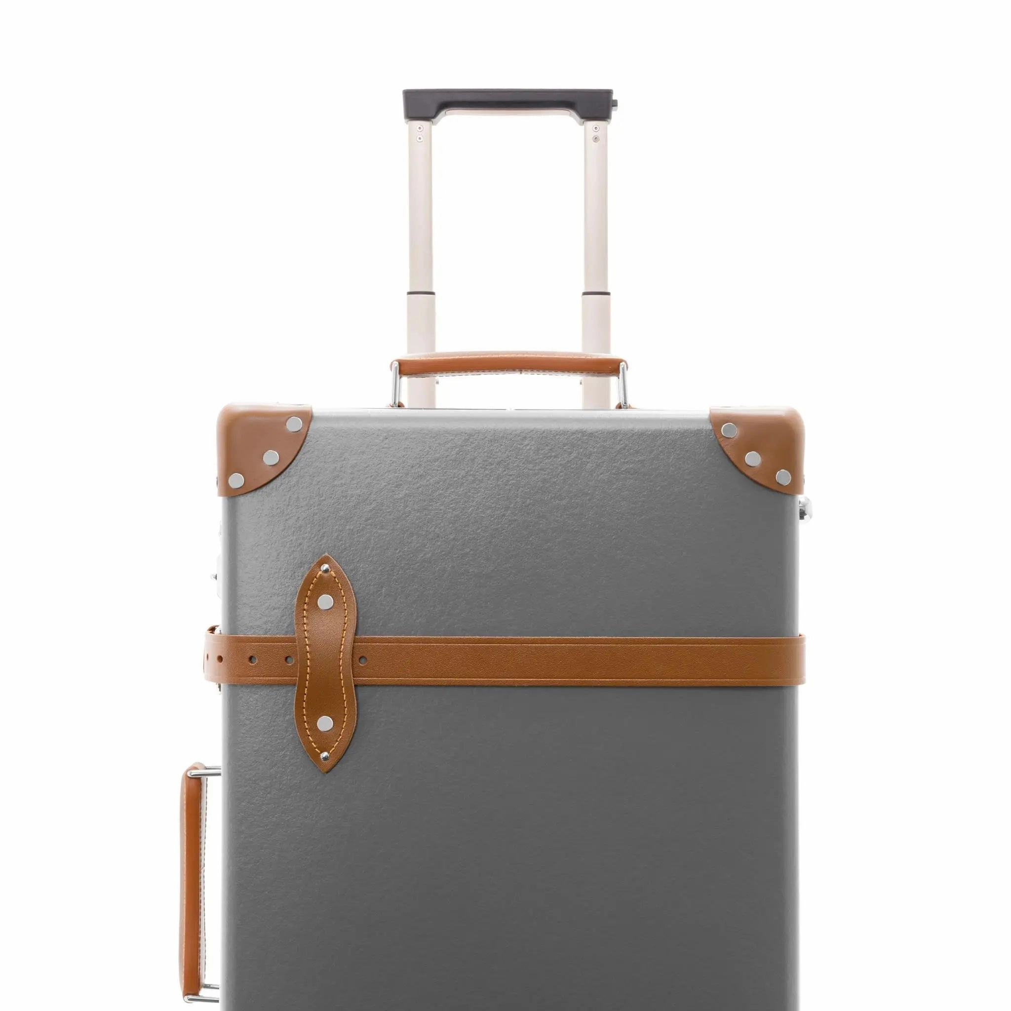 Centenary  Medium Check-In - 2 Wheels | Grey/Caramel/Chrome
