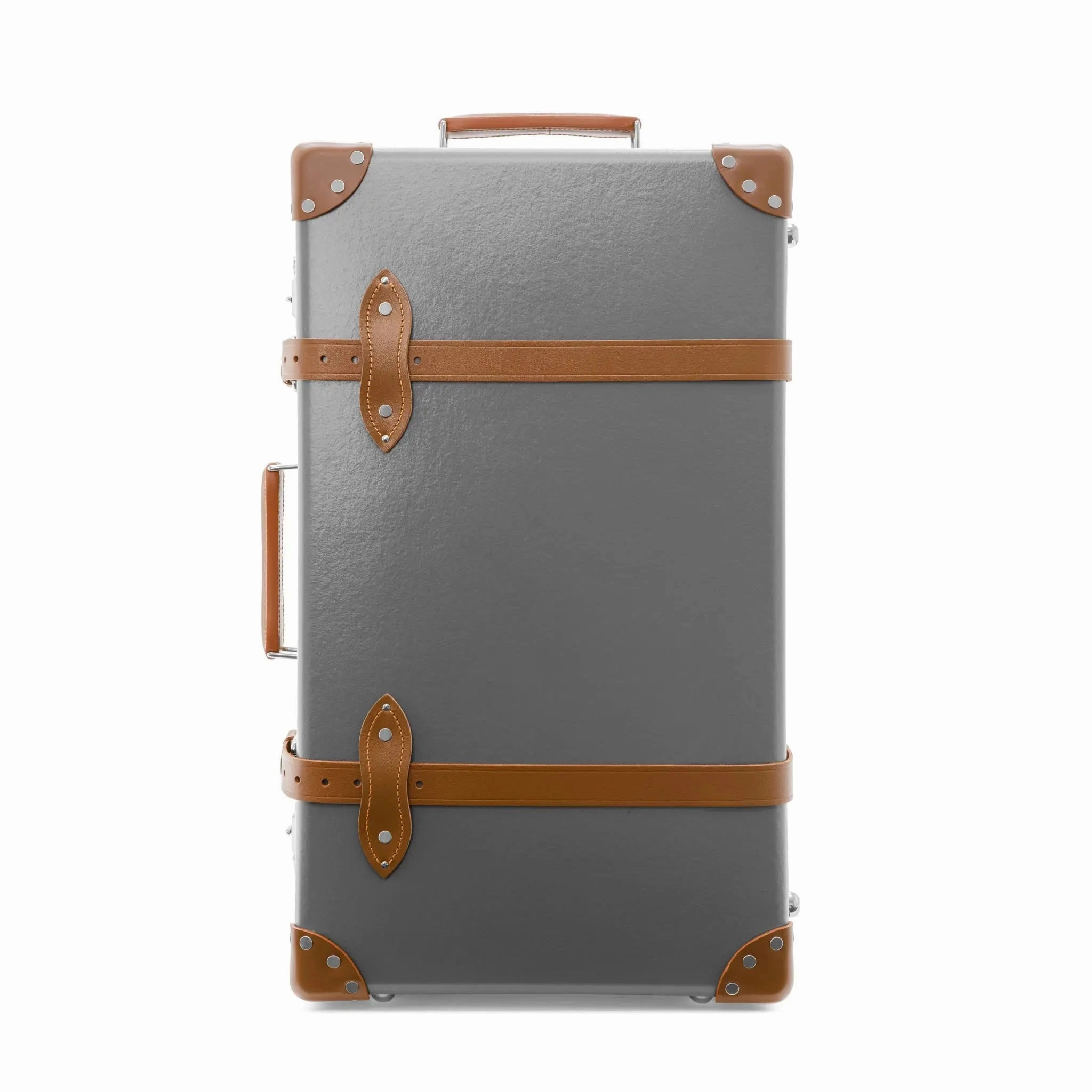 Centenary  Medium Check-In - 2 Wheels | Grey/Caramel/Chrome