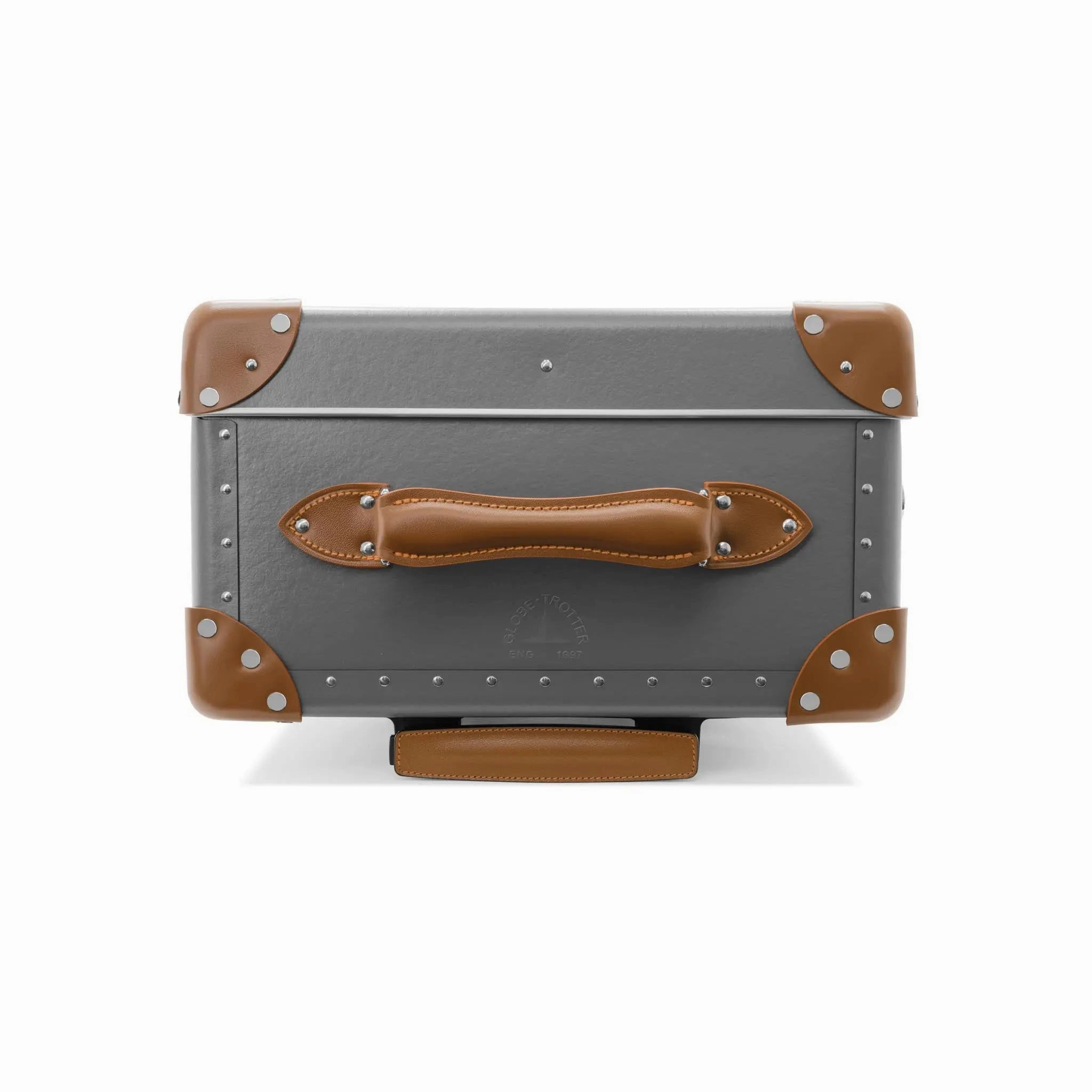 Centenary  Medium Check-In - 2 Wheels | Grey/Caramel/Chrome