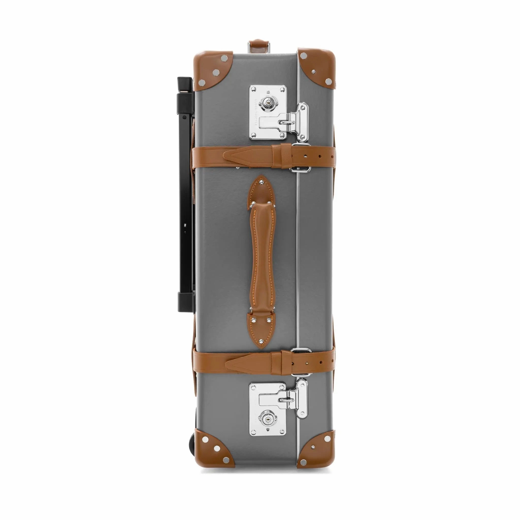 Centenary  Medium Check-In - 2 Wheels | Grey/Caramel/Chrome