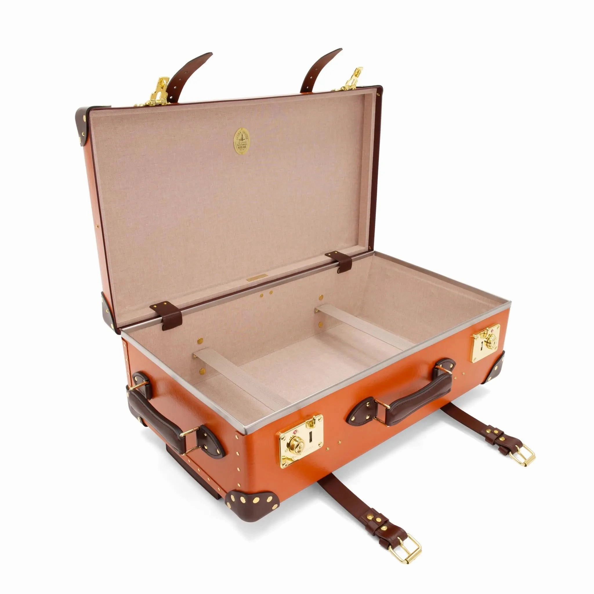 Centenary  Medium Check-In - 2 Wheels | Orange/Brown/Gold