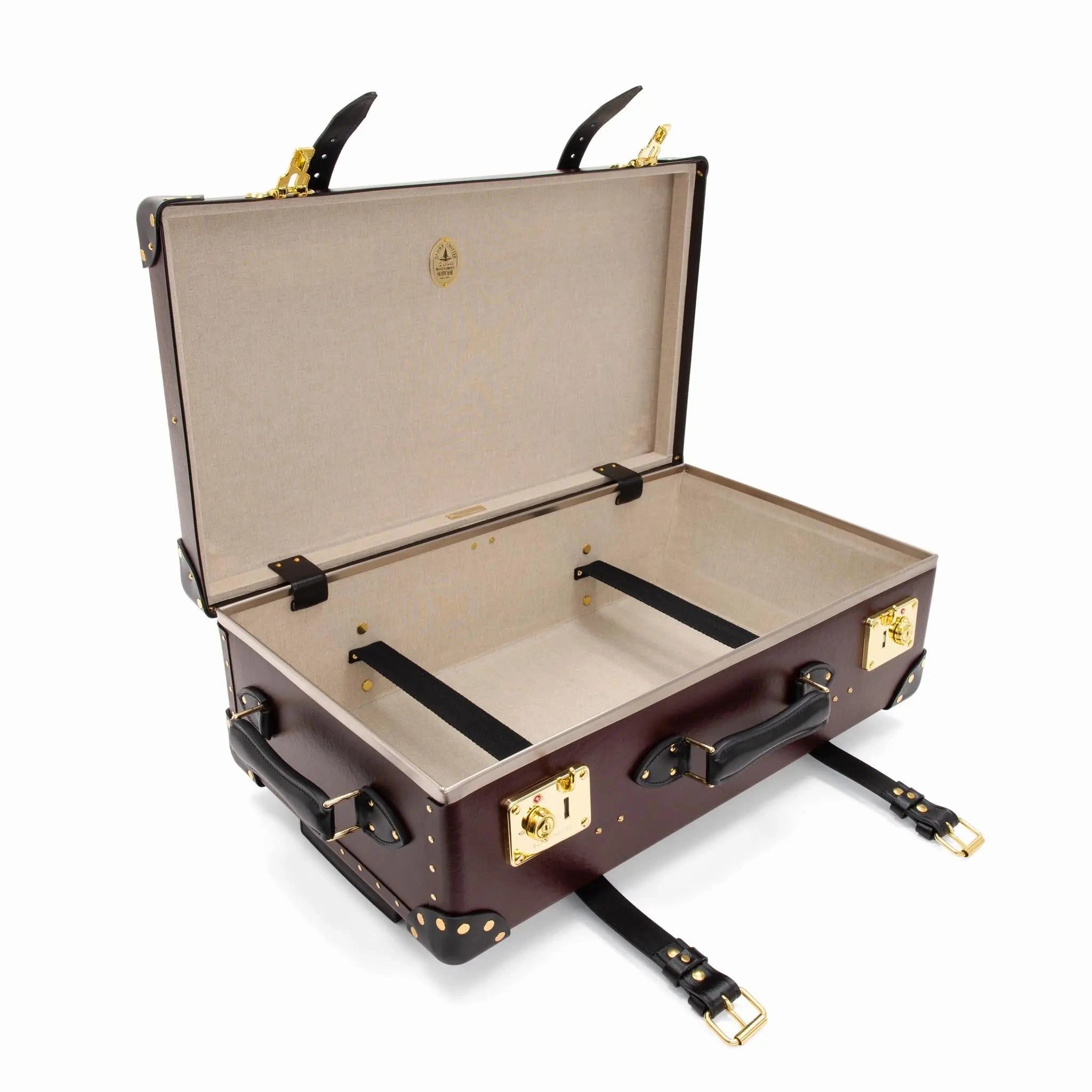 Centenary  Medium Check-In - 2 Wheels | Oxblood/Black/Gold